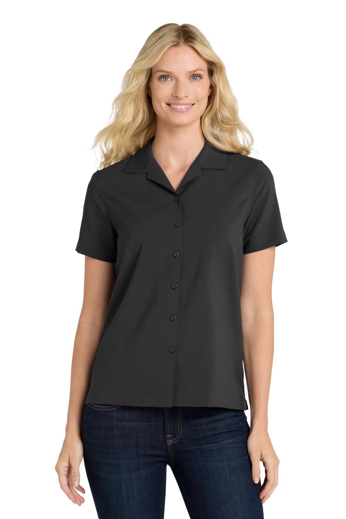 Port Authority ® Women's Short Sleeve Performance Staff Shirt LW400 thumbnail 2