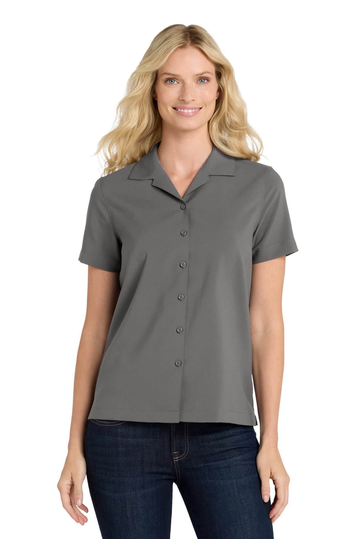 Port Authority ® Women's Short Sleeve Performance Staff Shirt LW400 thumbnail 3