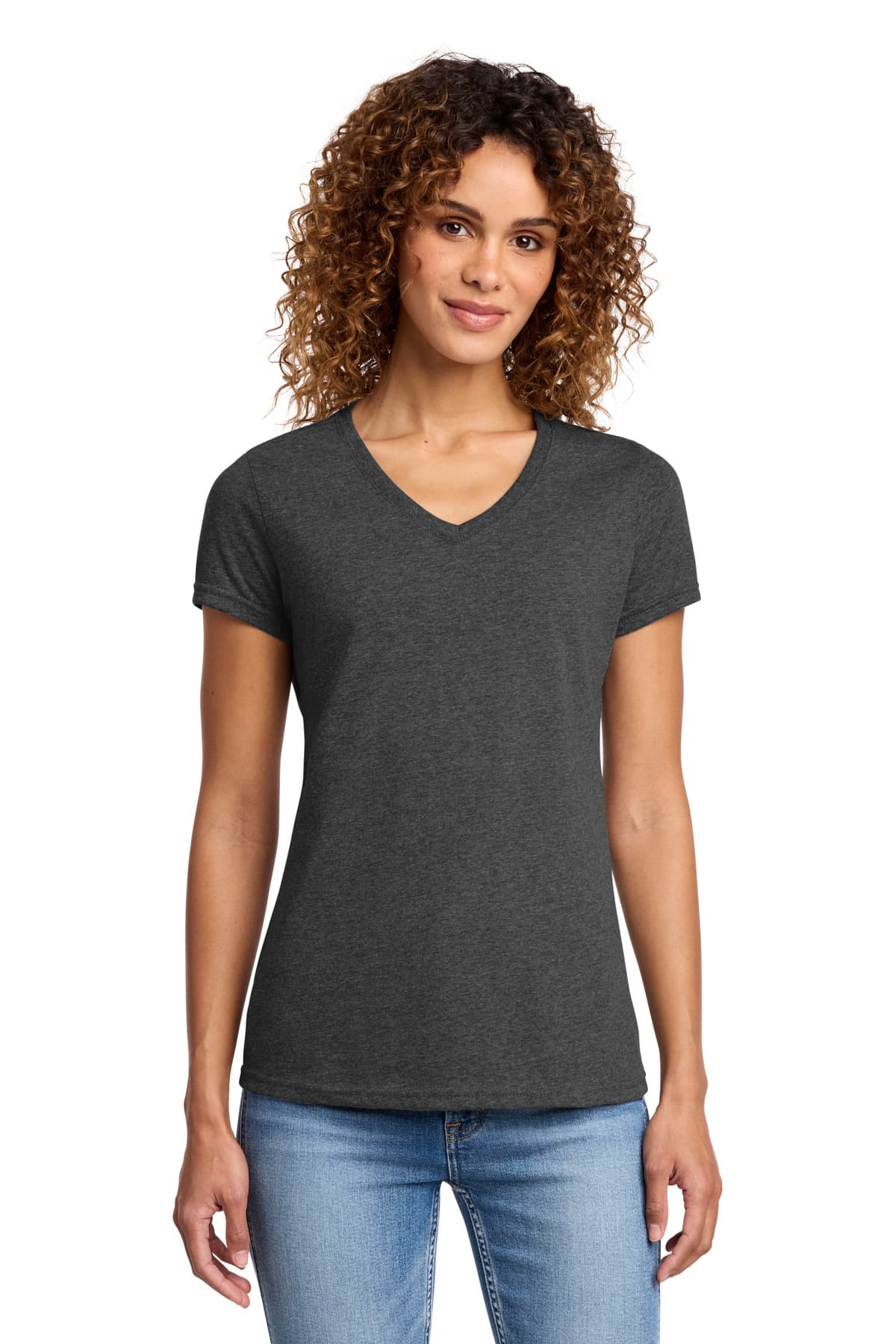 Port & Co  Women's Fan Favorite  Blend V-Neck Tee. LPC455V thumbnail 3