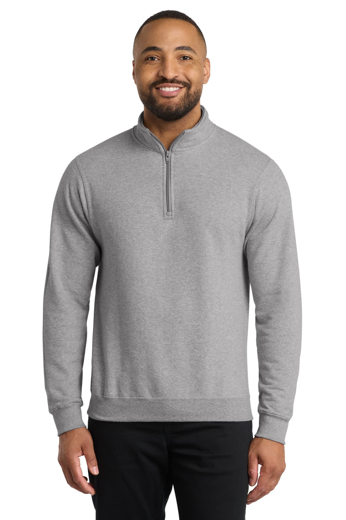 Port & Co  Core Fleece 1/4-Zip Pullover Sweatshirt PC78Q thumbnail 2