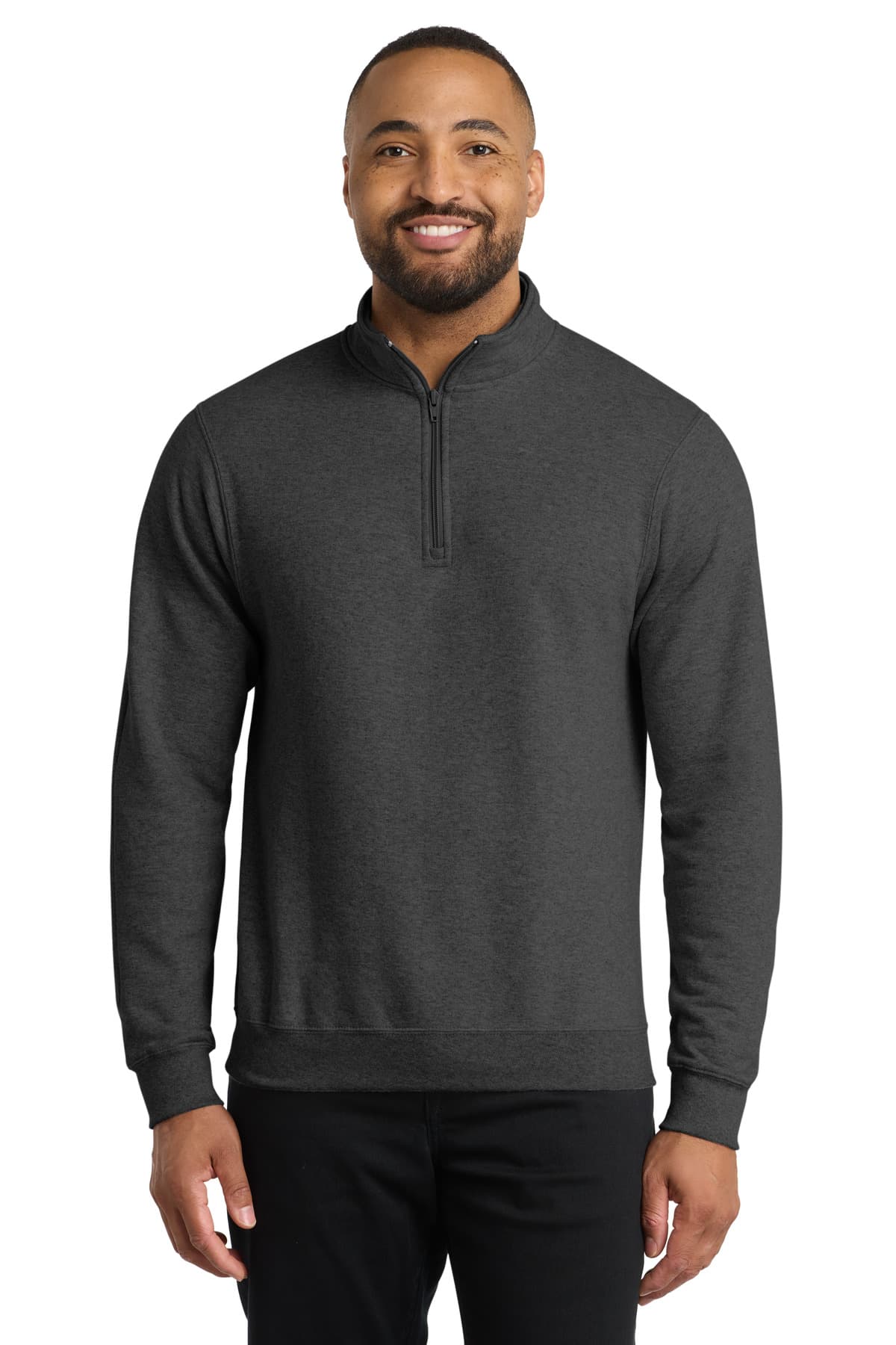 Port & Co  Core Fleece 1/4-Zip Pullover Sweatshirt PC78Q thumbnail 4
