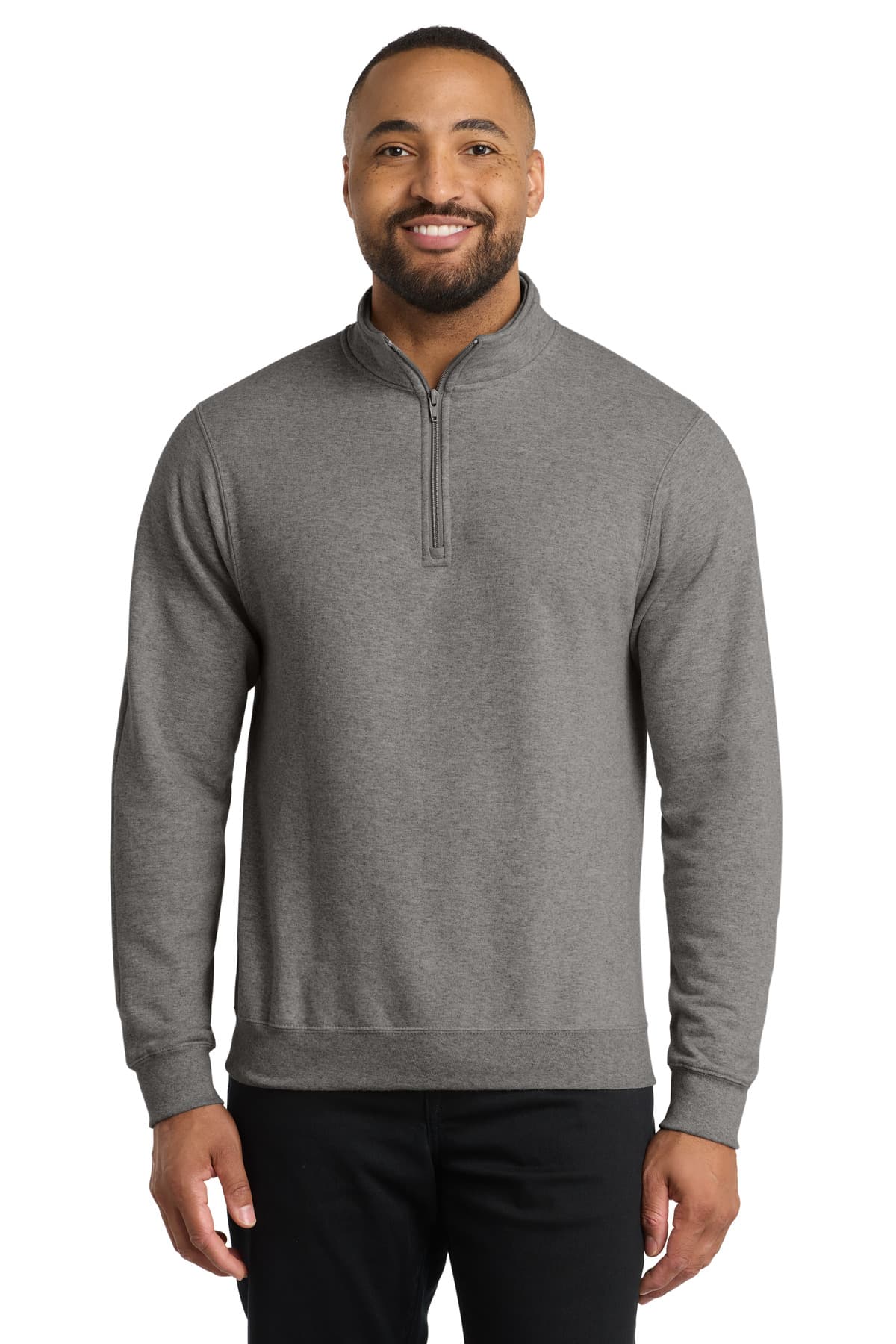 Port & Co  Core Fleece 1/4-Zip Pullover Sweatshirt PC78Q thumbnail 5