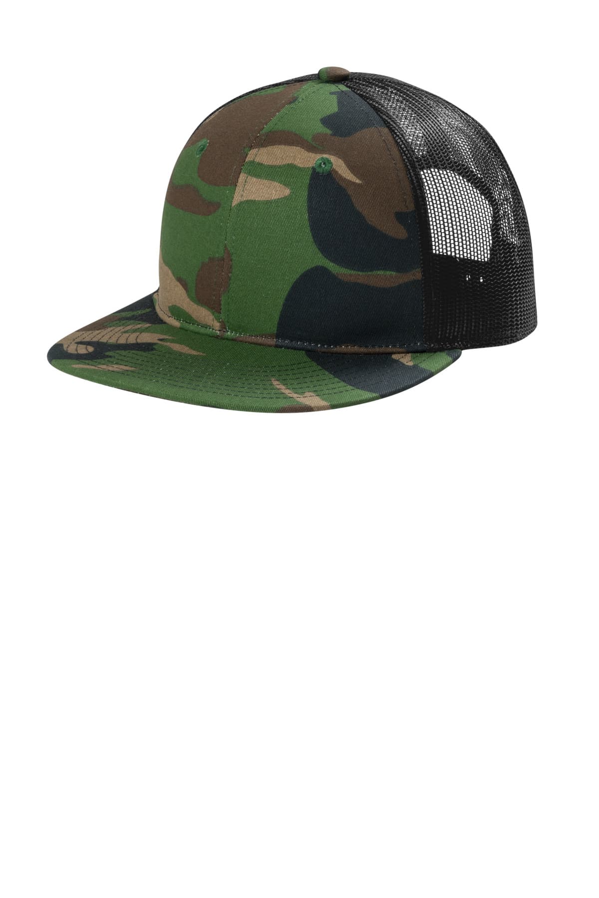 Port Authority ® Snapback Flat Bill Trucker Cap C407 thumbnail 5