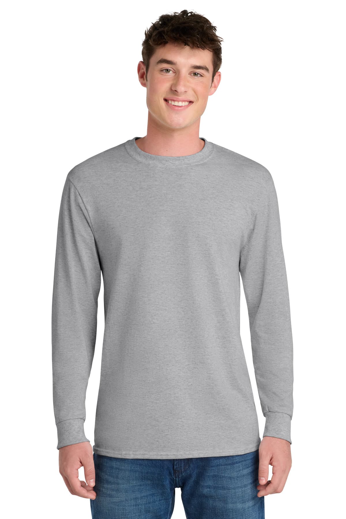 Port & Co  Tall Long Sleeve Core Blend Tee. PC55LST thumbnail 3