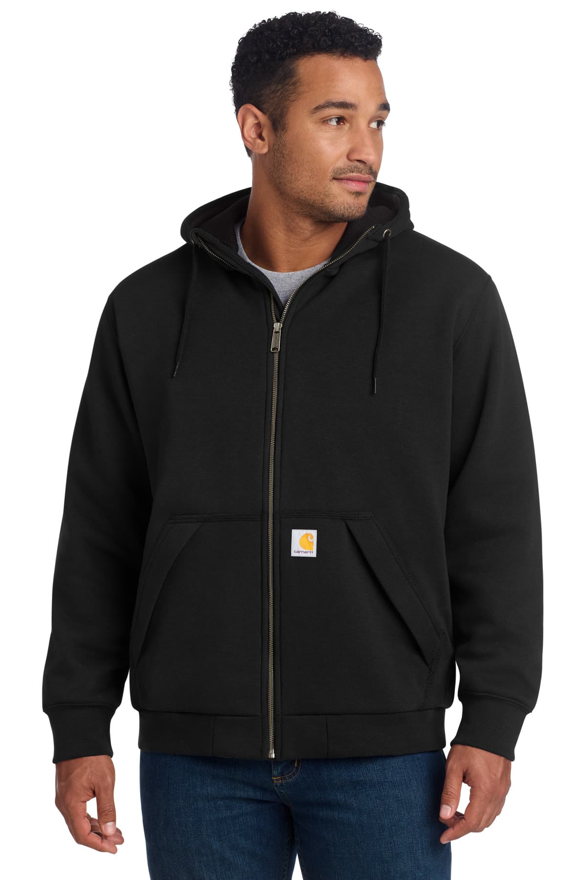 Carhartt ® Midweight Thermal-Lined Full-Zip Sweatshirt CT104078 thumbnail 2