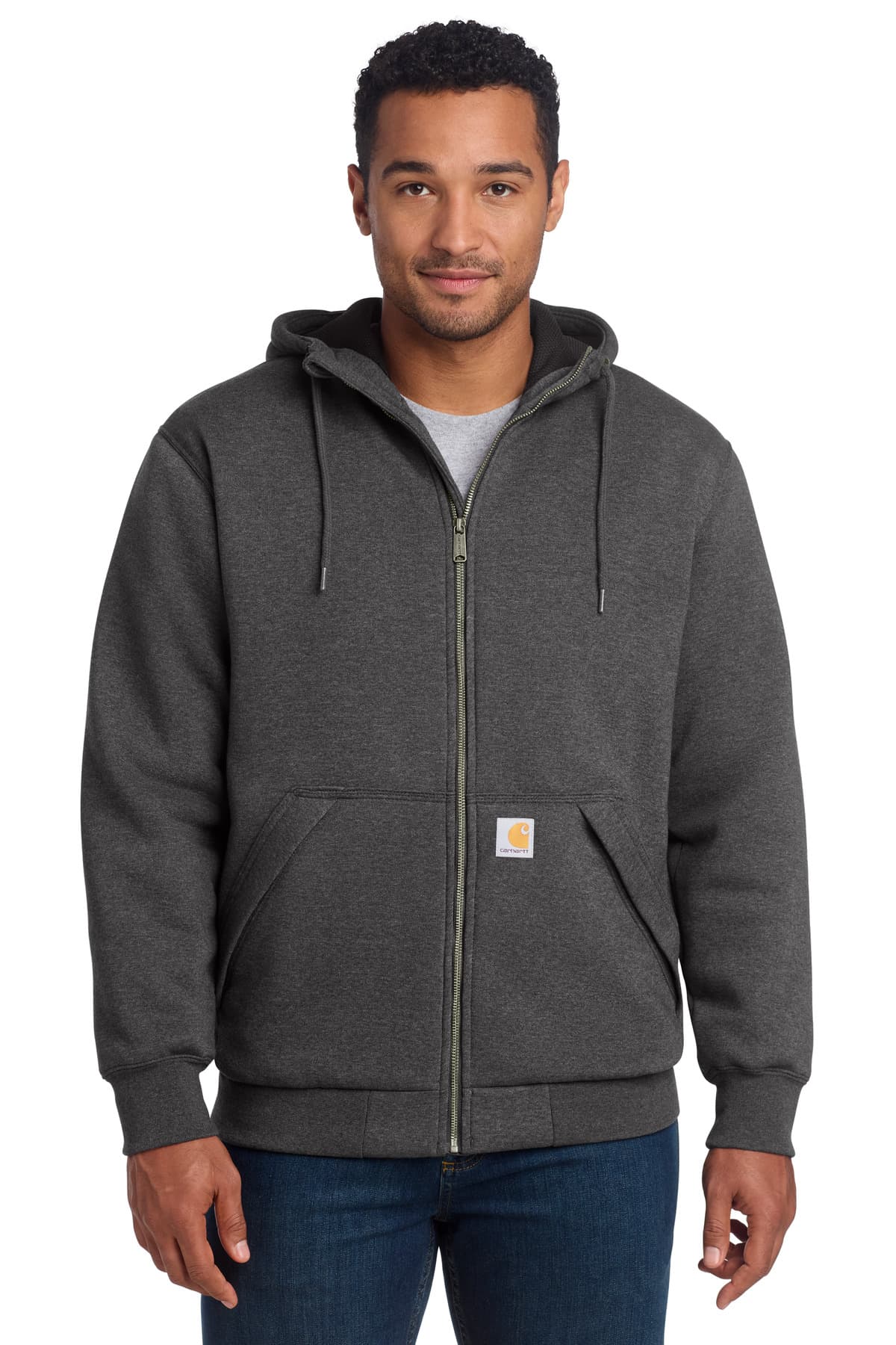 Carhartt ® Midweight Thermal-Lined Full-Zip Sweatshirt CT104078 thumbnail 3