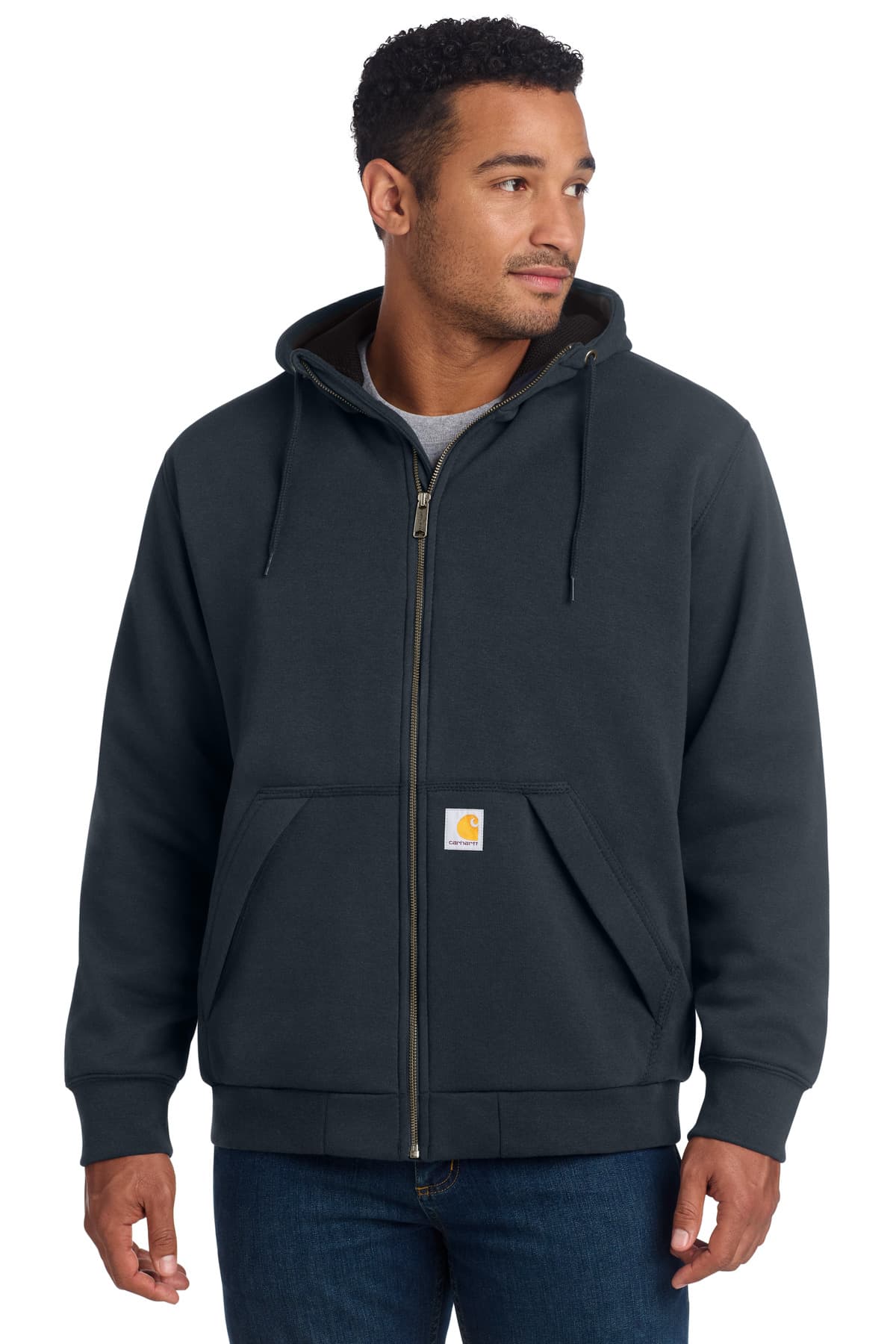 Carhartt ® Midweight Thermal-Lined Full-Zip Sweatshirt CT104078 thumbnail 4
