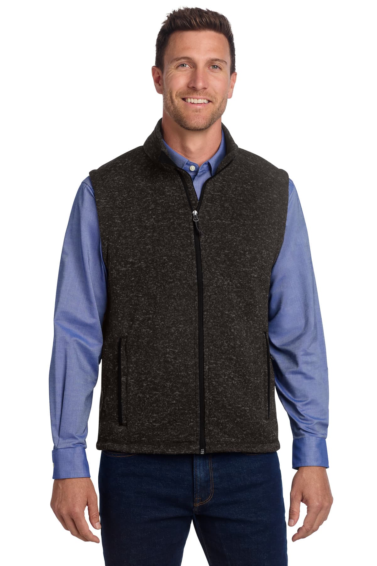 Port Authority ® Sweater Fleece Vest F236 thumbnail 2