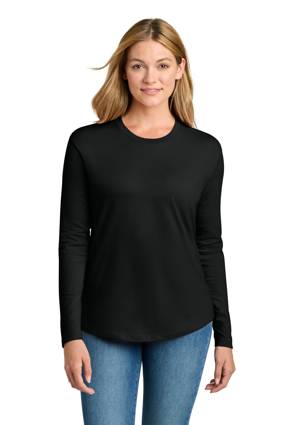 Next Level Apparel ® Women's Cotton Relaxed Long Sleeve Tee NL3911 thumbnail 2