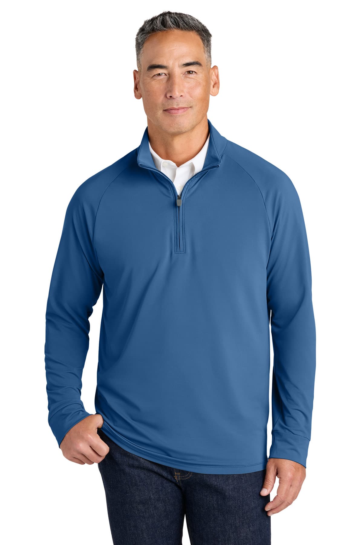 Brooks Brothers ® Luxe Performance 1/4-Zip BB18214 thumbnail 2