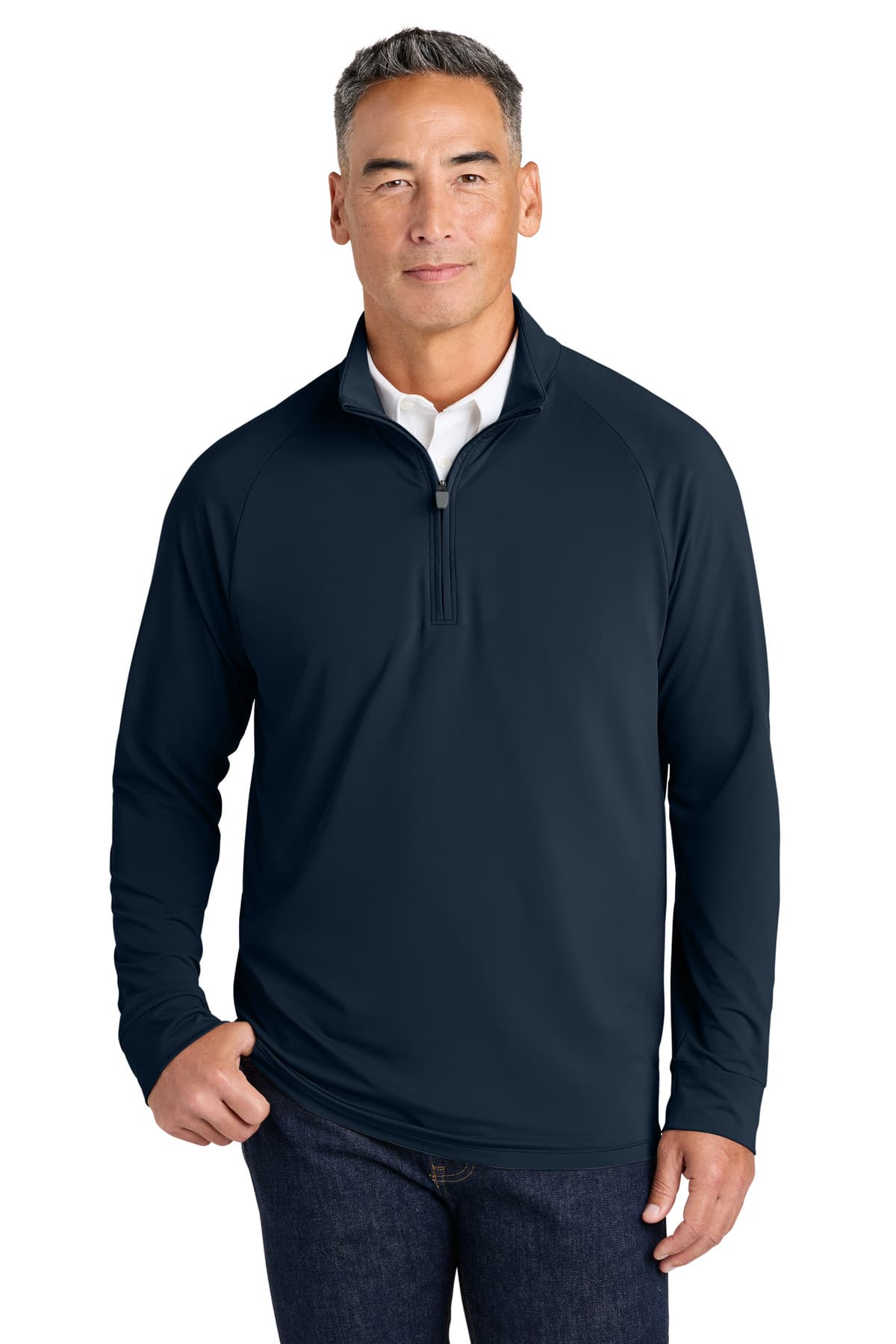 Brooks Brothers ® Luxe Performance 1/4-Zip BB18214 thumbnail 4