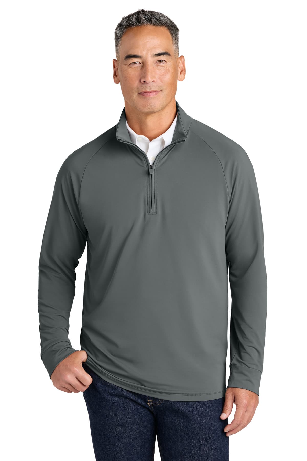 Brooks Brothers ® Luxe Performance 1/4-Zip BB18214 thumbnail 5