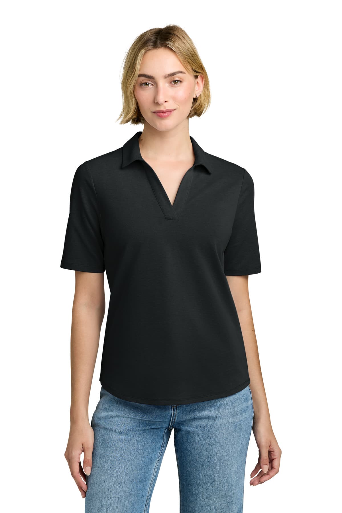 Brooks Brothers ® Women's Pinpoint Pique Polo BB18223 thumbnail 2