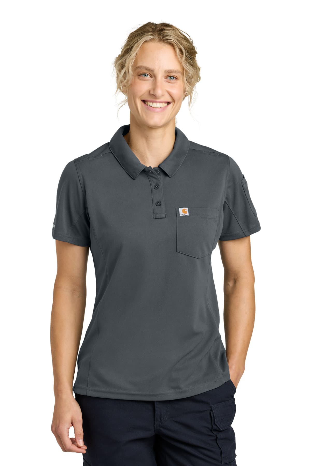 Carhartt ® Women's FLD & RSCU Polo CTC12119 thumbnail 2