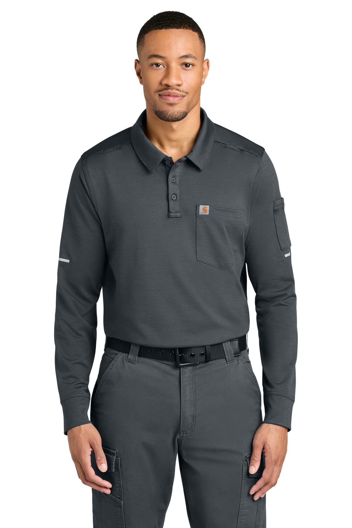 Carhartt ® FLD & RSCU Long Sleeve Polo CTC16129 thumbnail 2