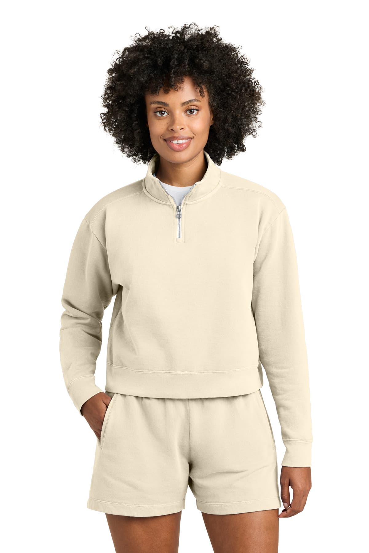 Comfort Colors ® Women's Mid-Length 1/4-Zip Sweatshirt 1580L thumbnail 5