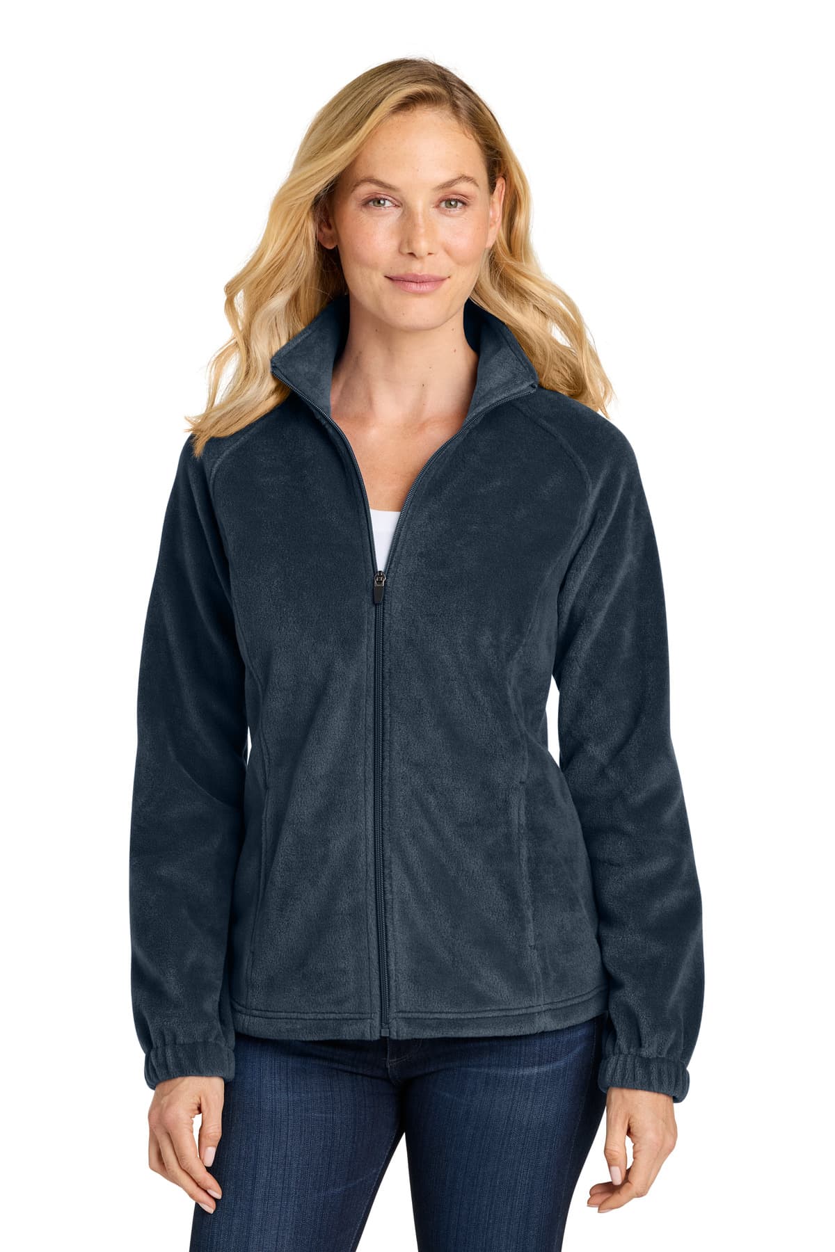 Port Authority ® Women's Plush Fleece Full-Zip Jacket L190 thumbnail 4