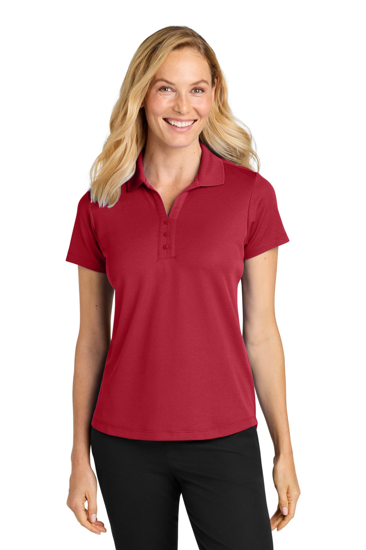 Port Authority ® Women's Plaited Pique Polo LK620 thumbnail 3