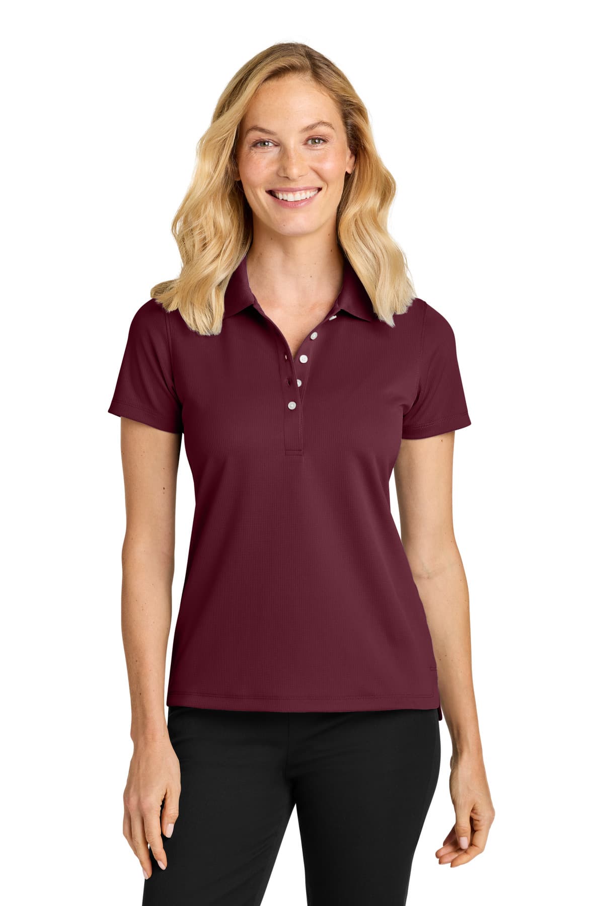 Port Authority ® Women's Dry Zone ® Stain-Release Grid Polo LK845 thumbnail 2