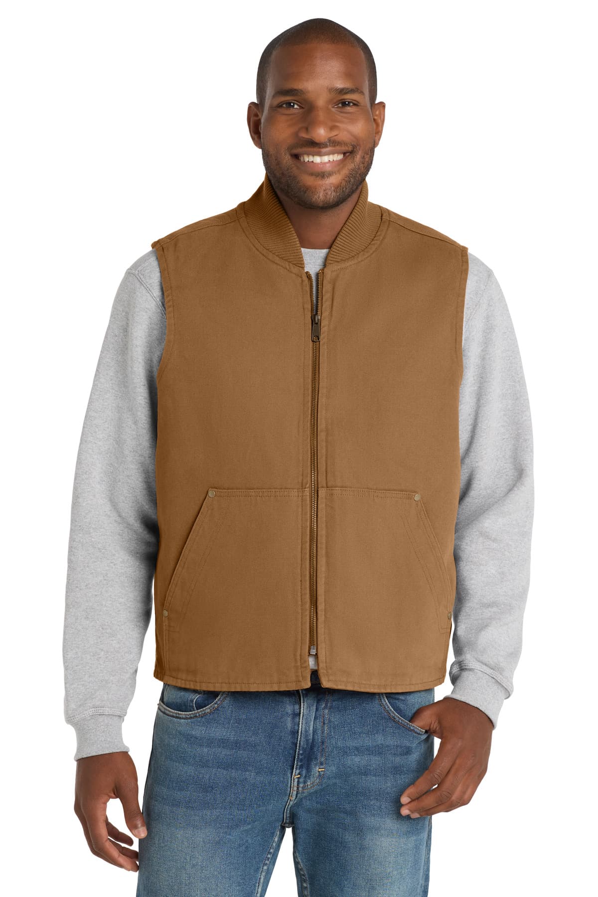 CornerStone ® Washed Duck Cloth Vest. CSV40 thumbnail 3