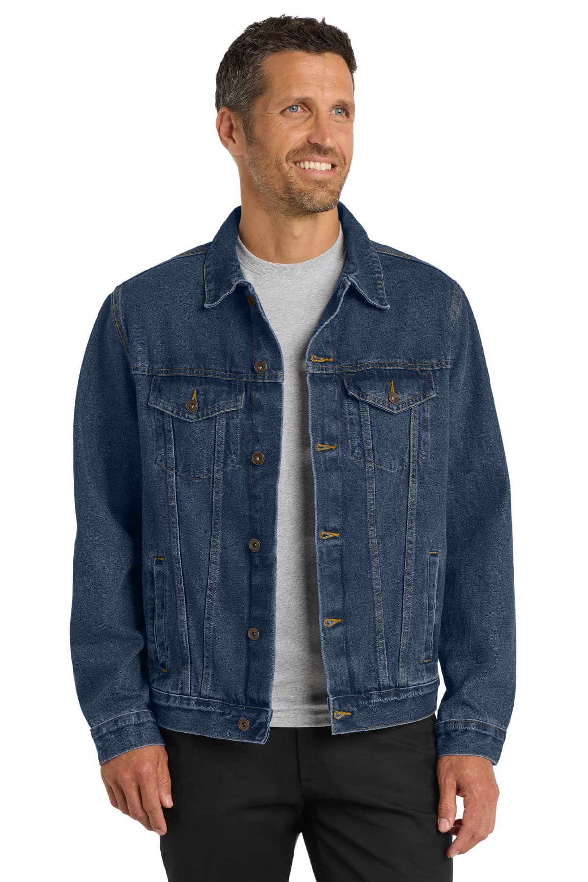 Port Authority ® Denim Jacket. J7620 thumbnail 2