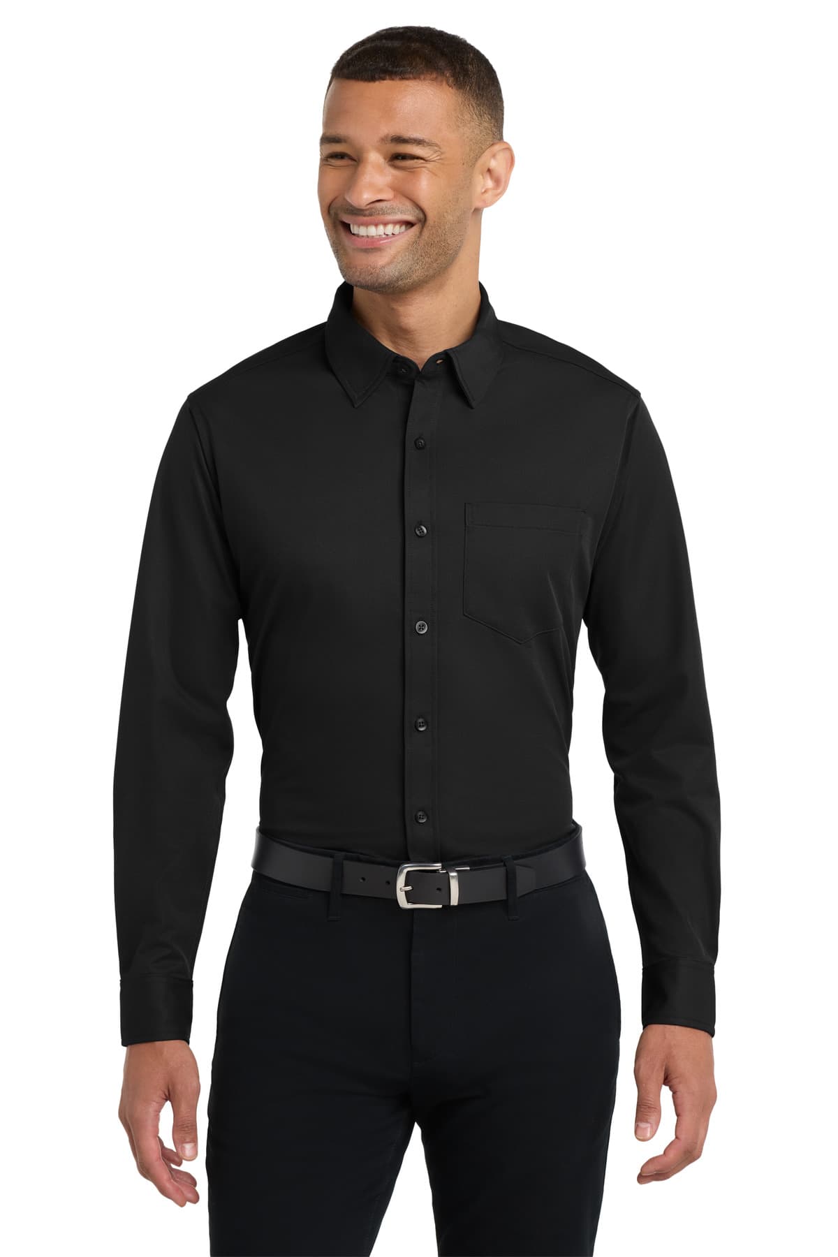 Port Authority ® Dimension Knit Dress Shirt. K570 thumbnail 3