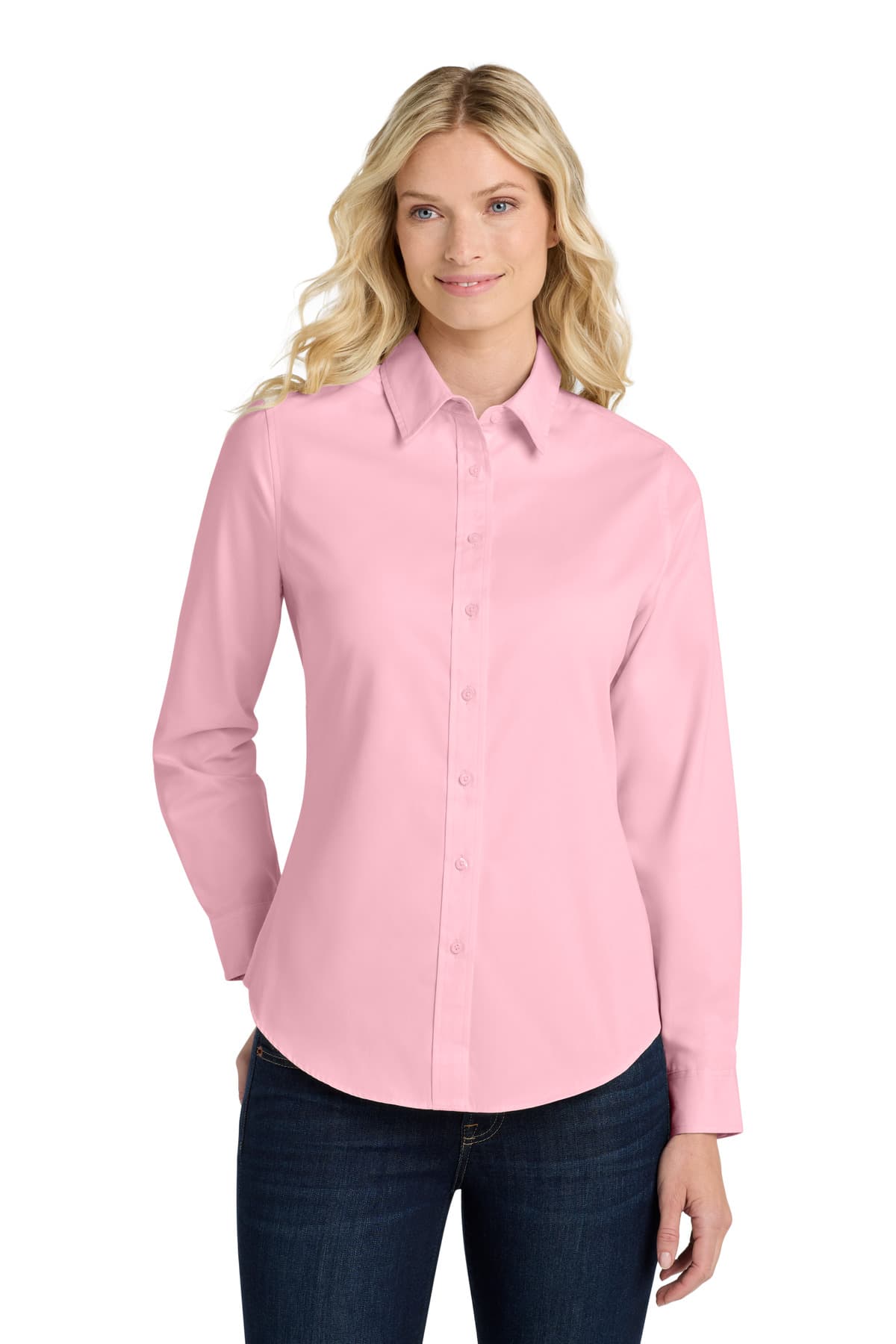 Port Authority ® Women's Long Sleeve Easy Care Shirt. L608 thumbnail 4