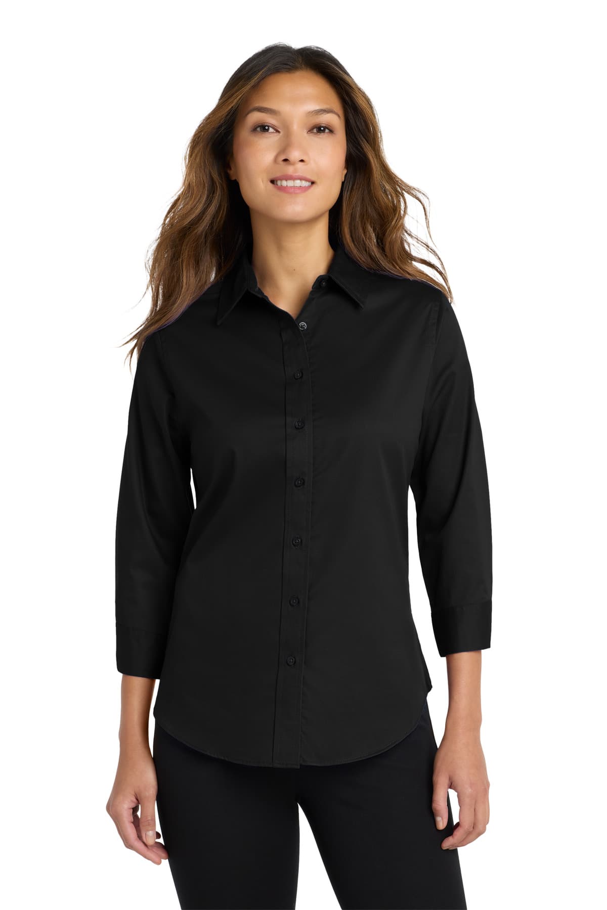 Port Authority ® Women's 3/4-Sleeve Easy Care Shirt. L612 thumbnail 2