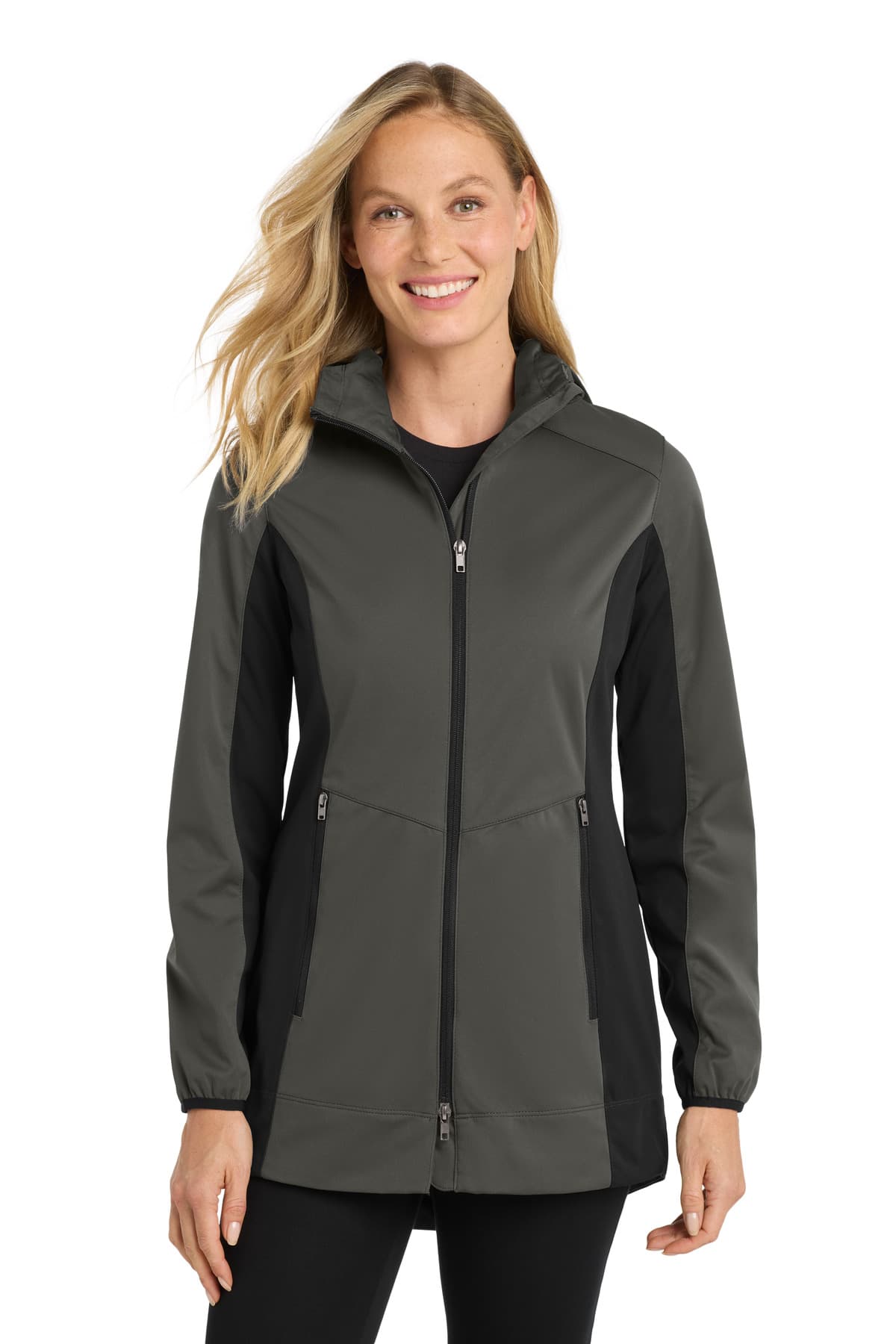 Port Authority ® Women's Active Hooded Soft Shell Jacket. L719 thumbnail 3