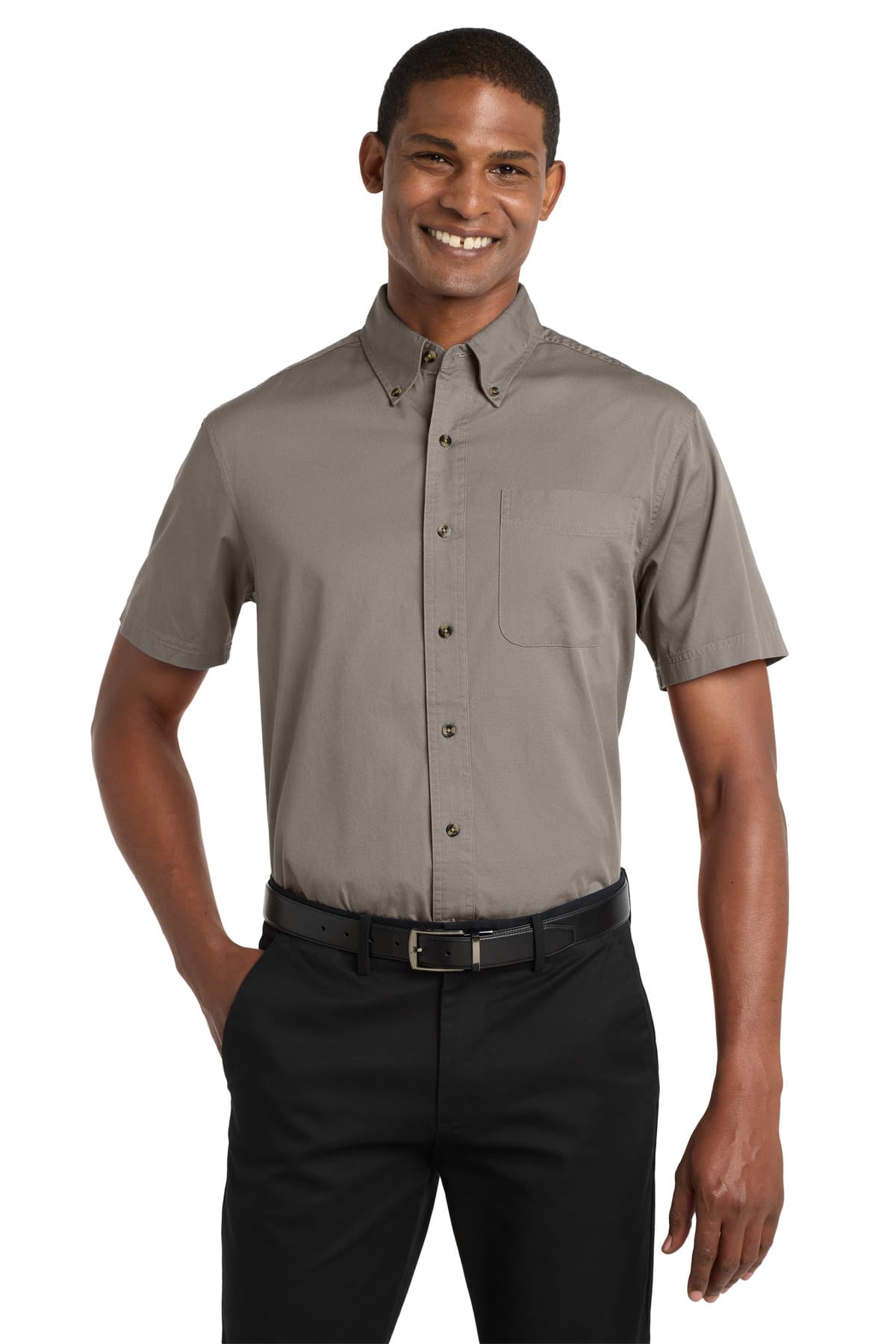 Port Authority ® Short Sleeve Twill Shirt. S500T thumbnail 4