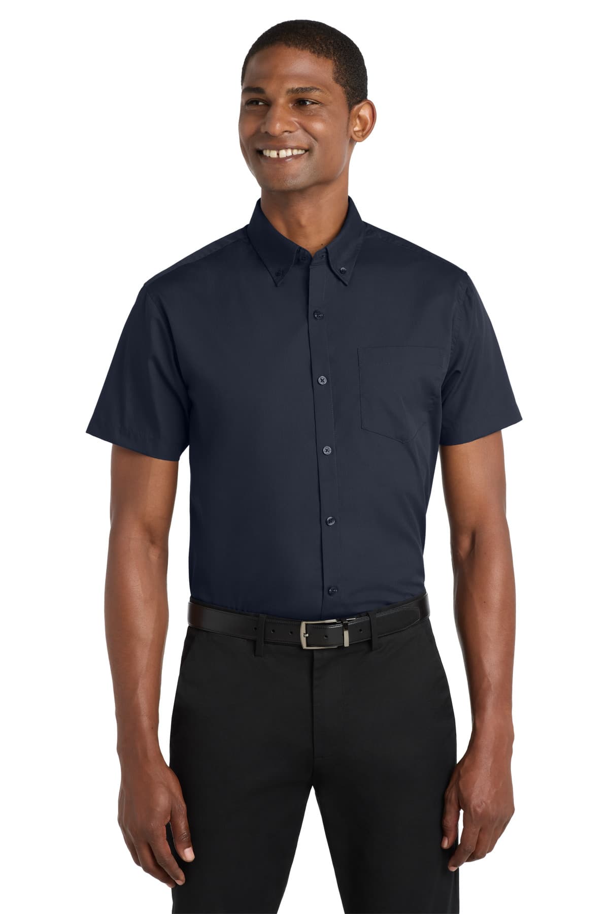 Port Authority ® Short Sleeve Carefree Poplin Shirt. W101 thumbnail 5