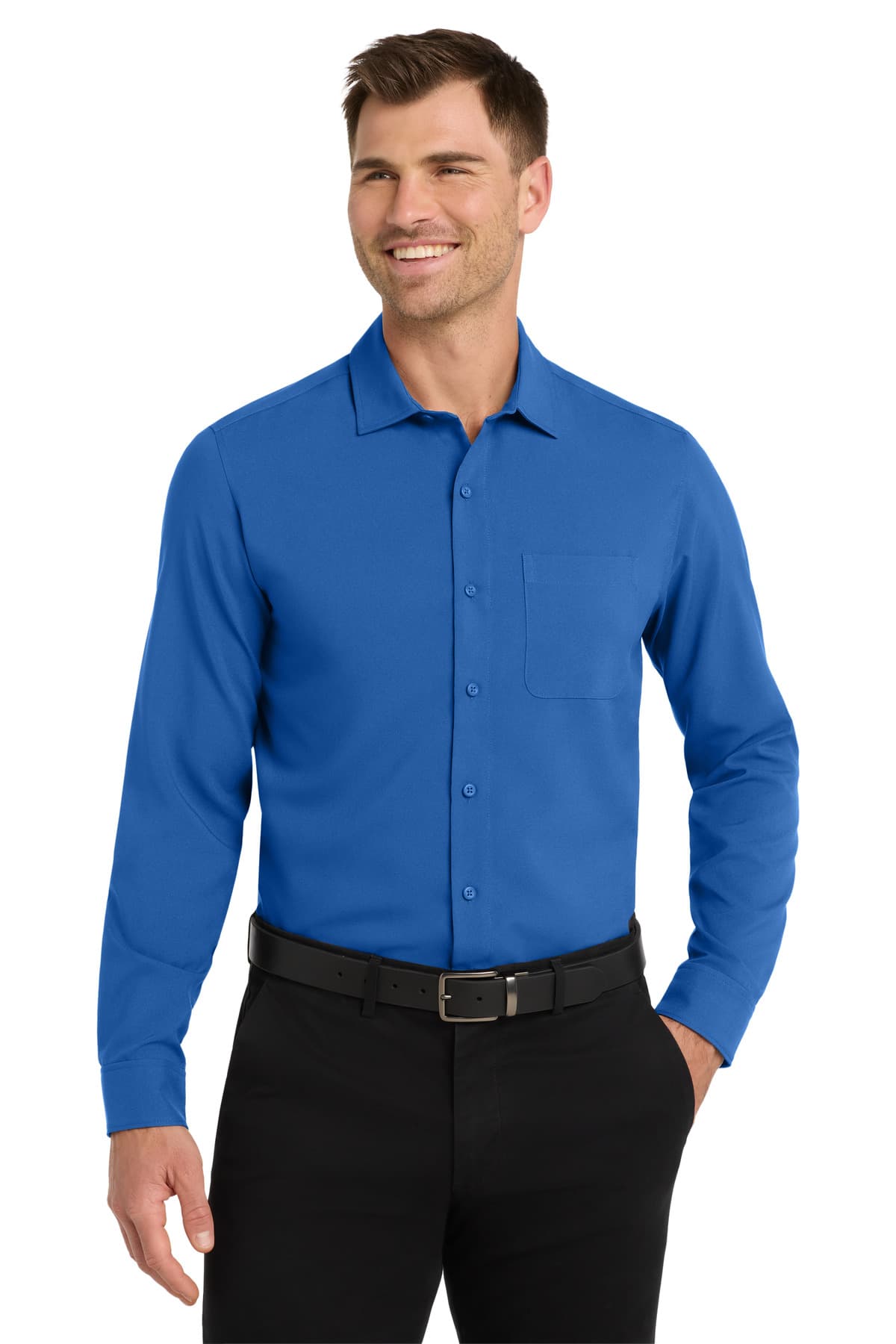 Port Authority ® Long Sleeve Performance Staff Shirt W401 thumbnail 4
