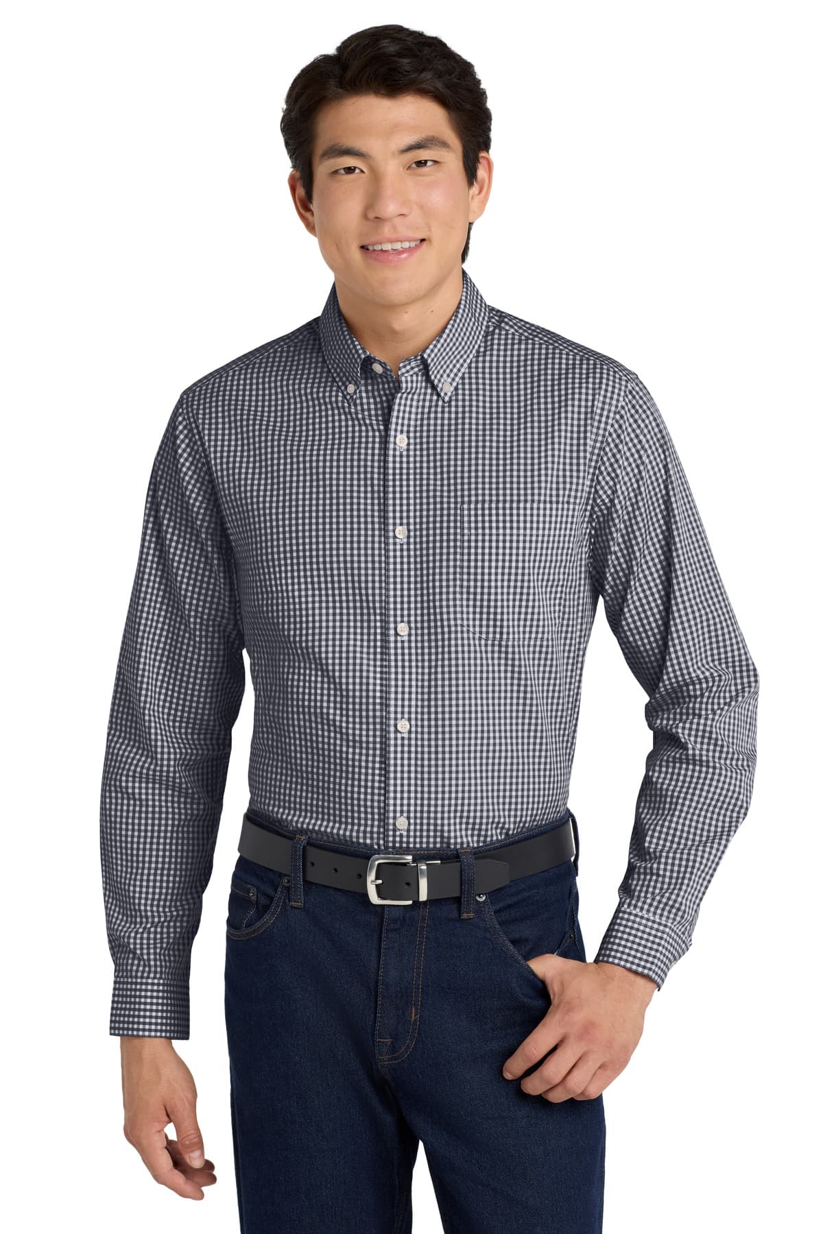 Port Authority ® Broadcloth Gingham Easy Care Shirt W644 thumbnail 2
