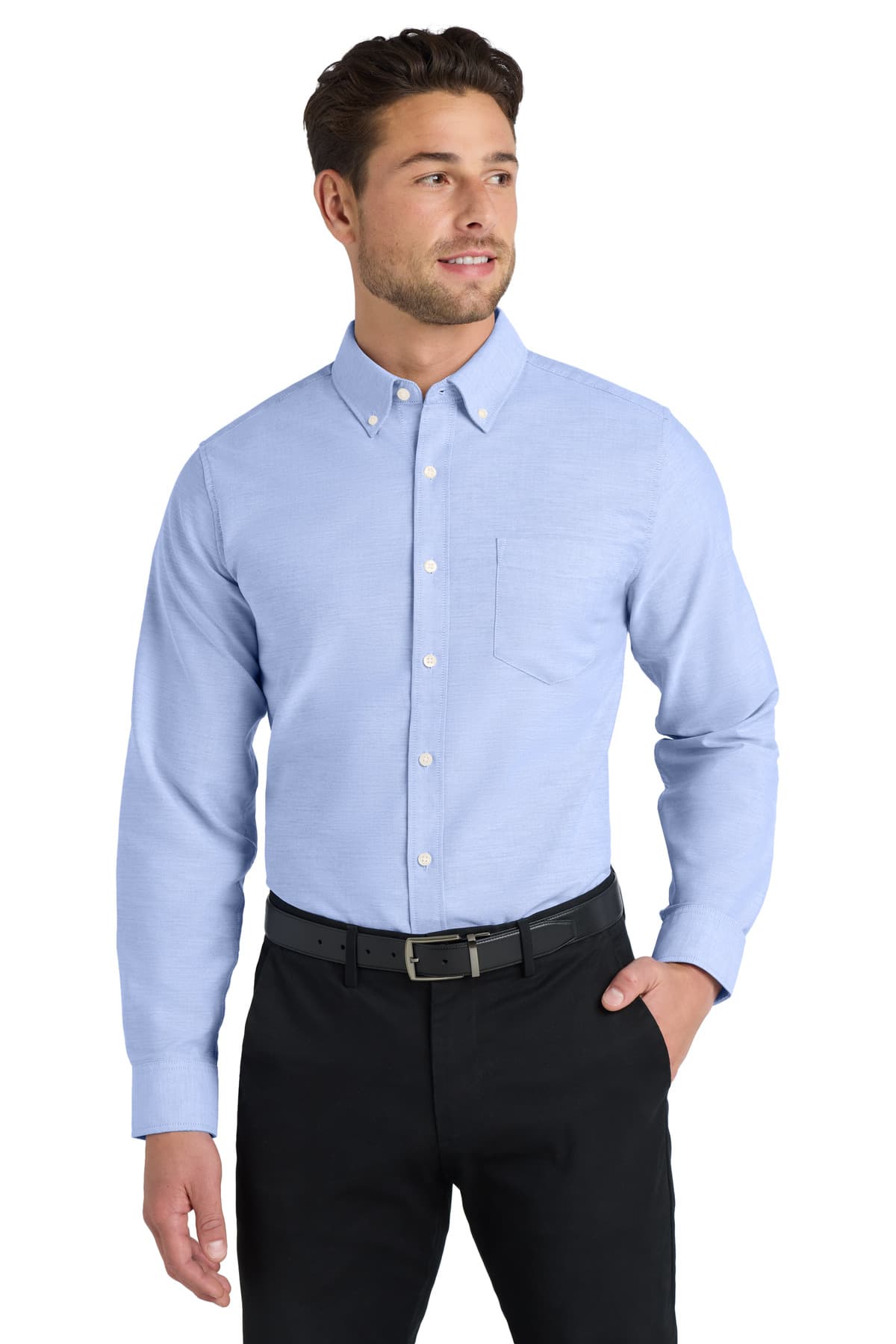 Port Authority ® Tall SuperPro  Oxford Shirt. TS658 thumbnail 3