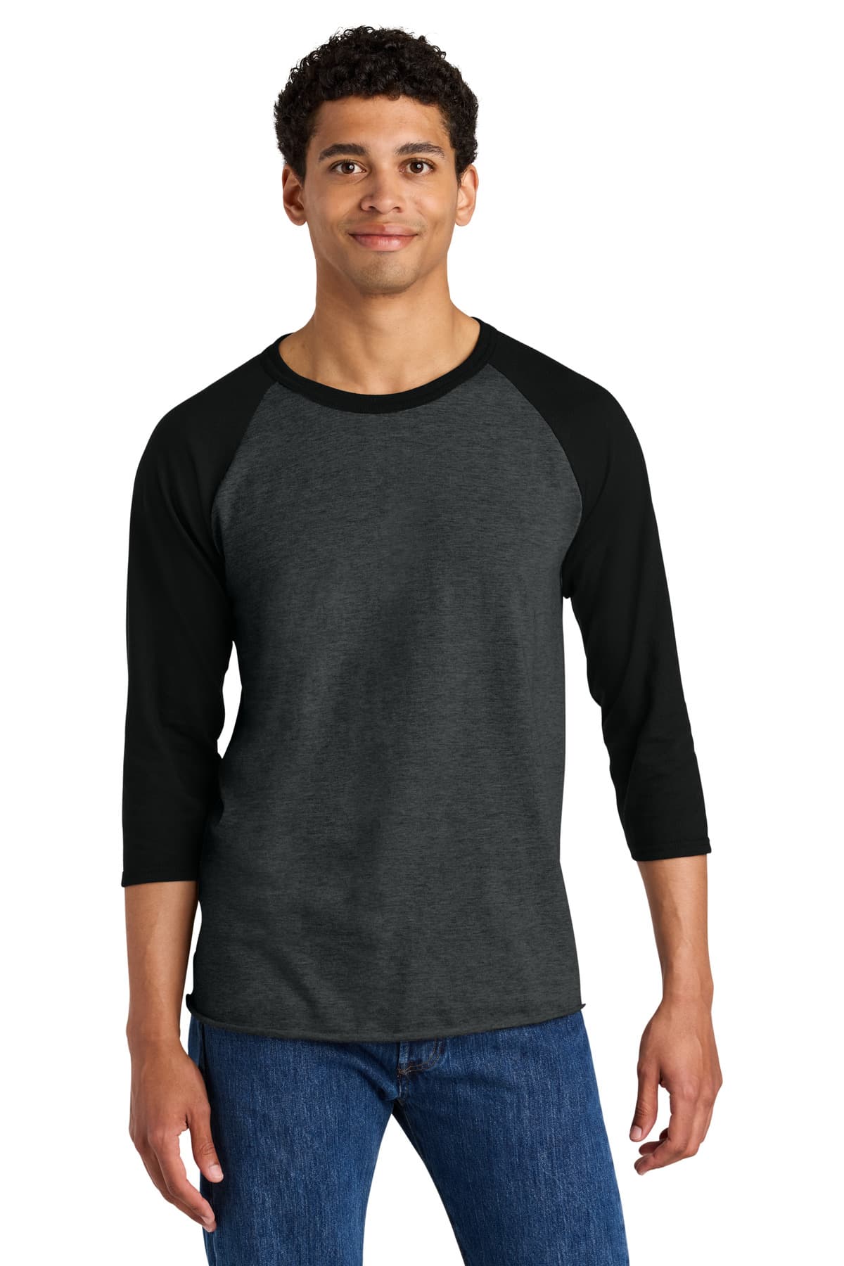 Jerzees ® Unisex Premium Blend Combed Ring Spun 3/4-Sleeve Raglan 560R thumbnail 2