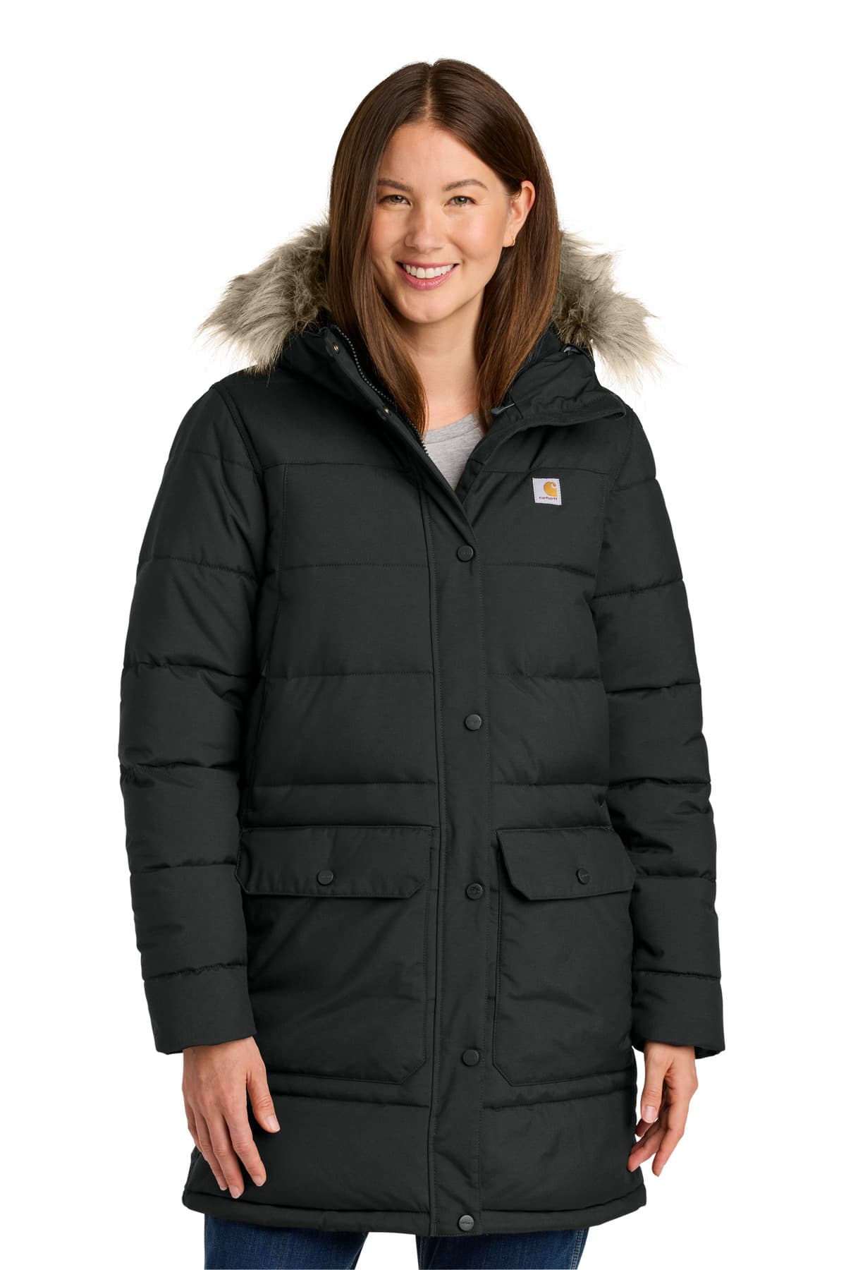 Carhartt ® Women's Montana Insulated Hooded Coat CT105456 thumbnail 2