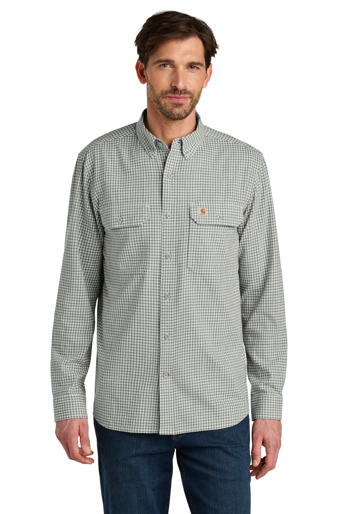 Carhartt ® Rugged Flex ® Plaid Long Sleeve Shirt CT107109 thumbnail 2