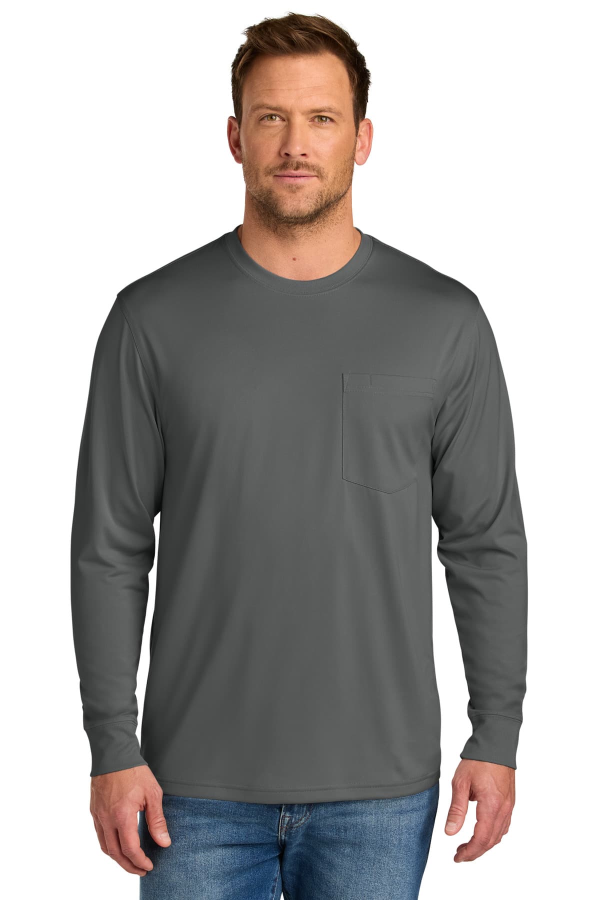 CornerStone ® Workwear Pro Long Sleeve Pocket Tee CS440LSP thumbnail 4