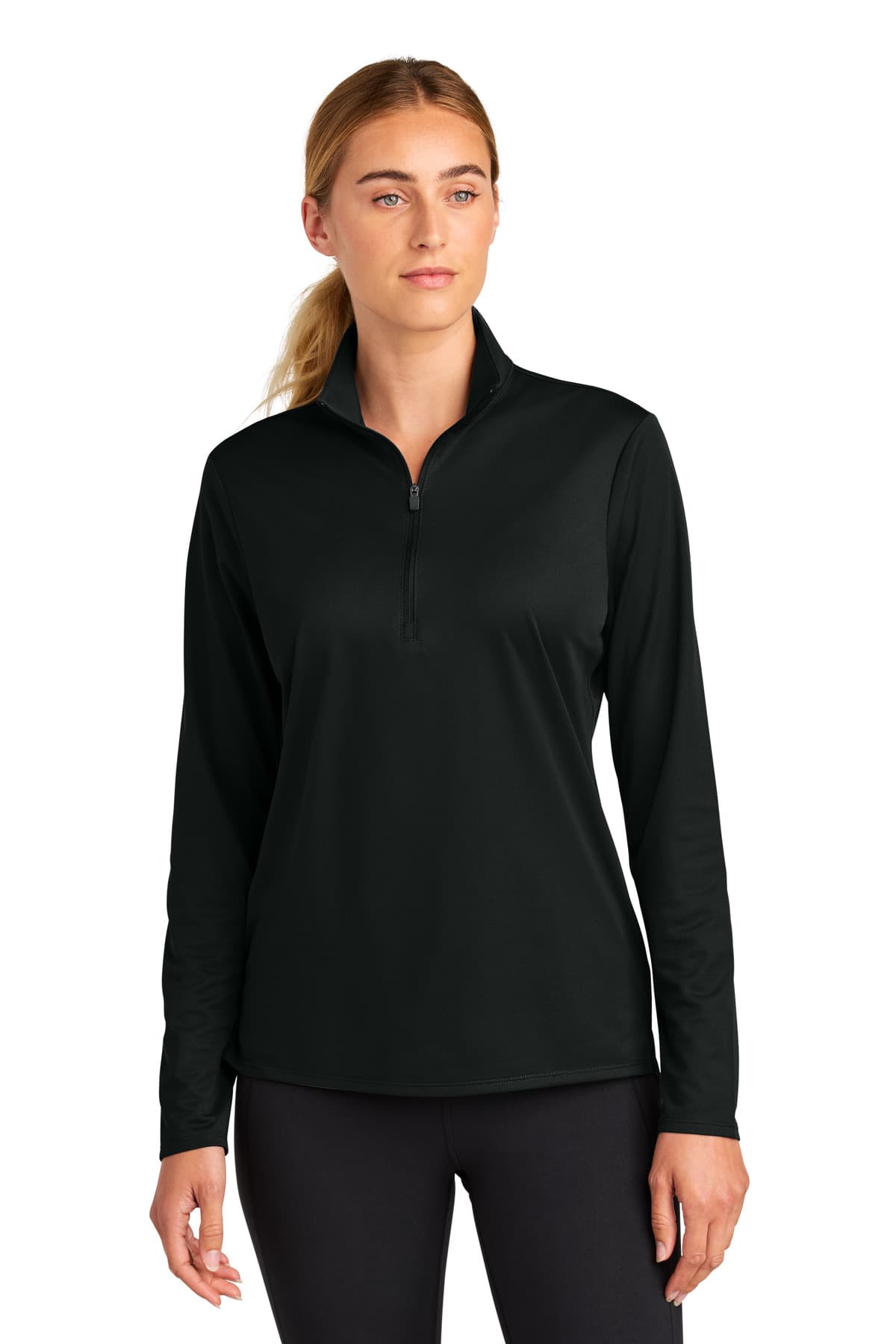 Sport-Tek ® Women's Micropique Sport-Wick ® 1/4-Zip LST672 thumbnail 2