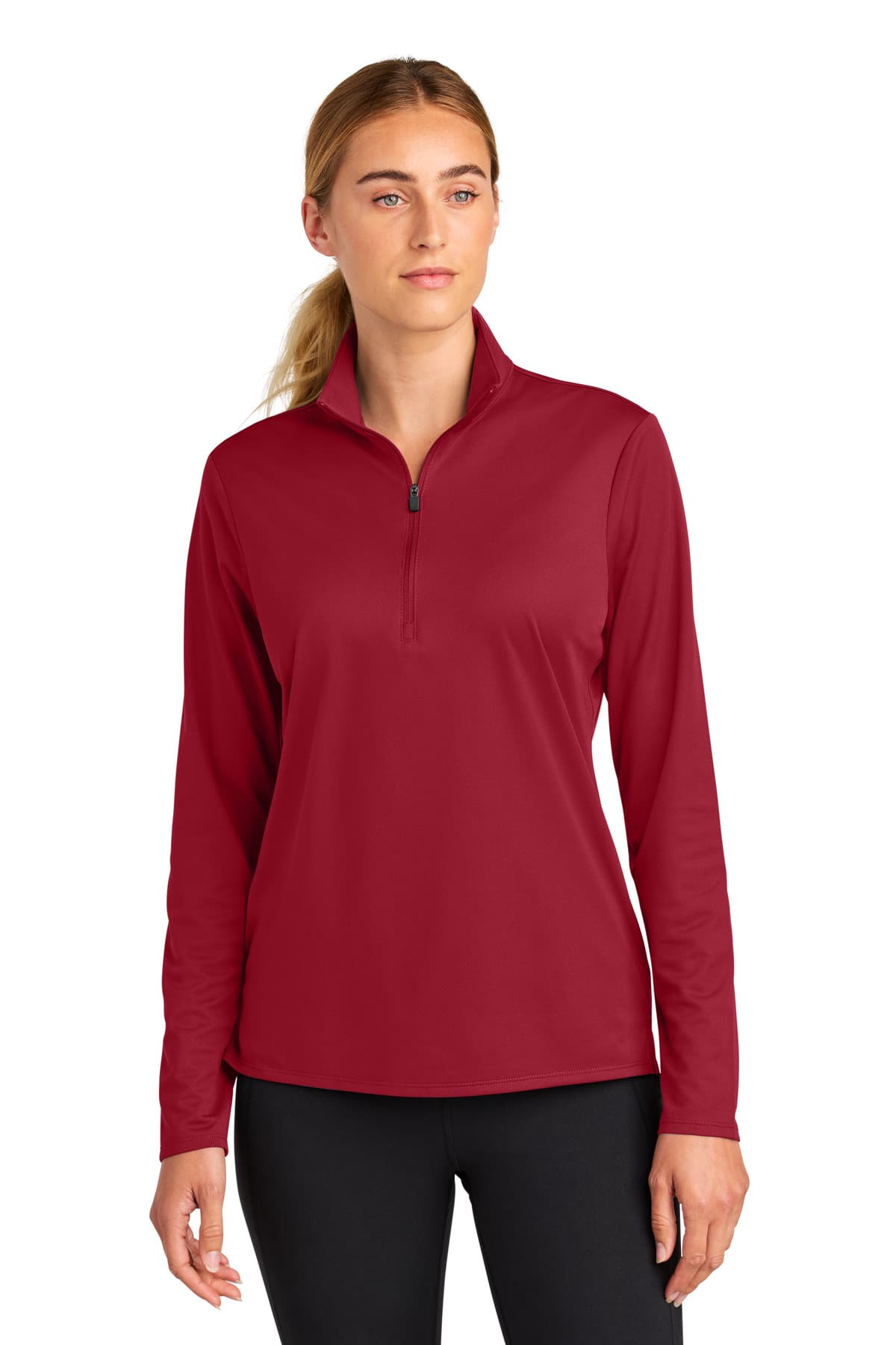 Sport-Tek ® Women's Micropique Sport-Wick ® 1/4-Zip LST672 thumbnail 3