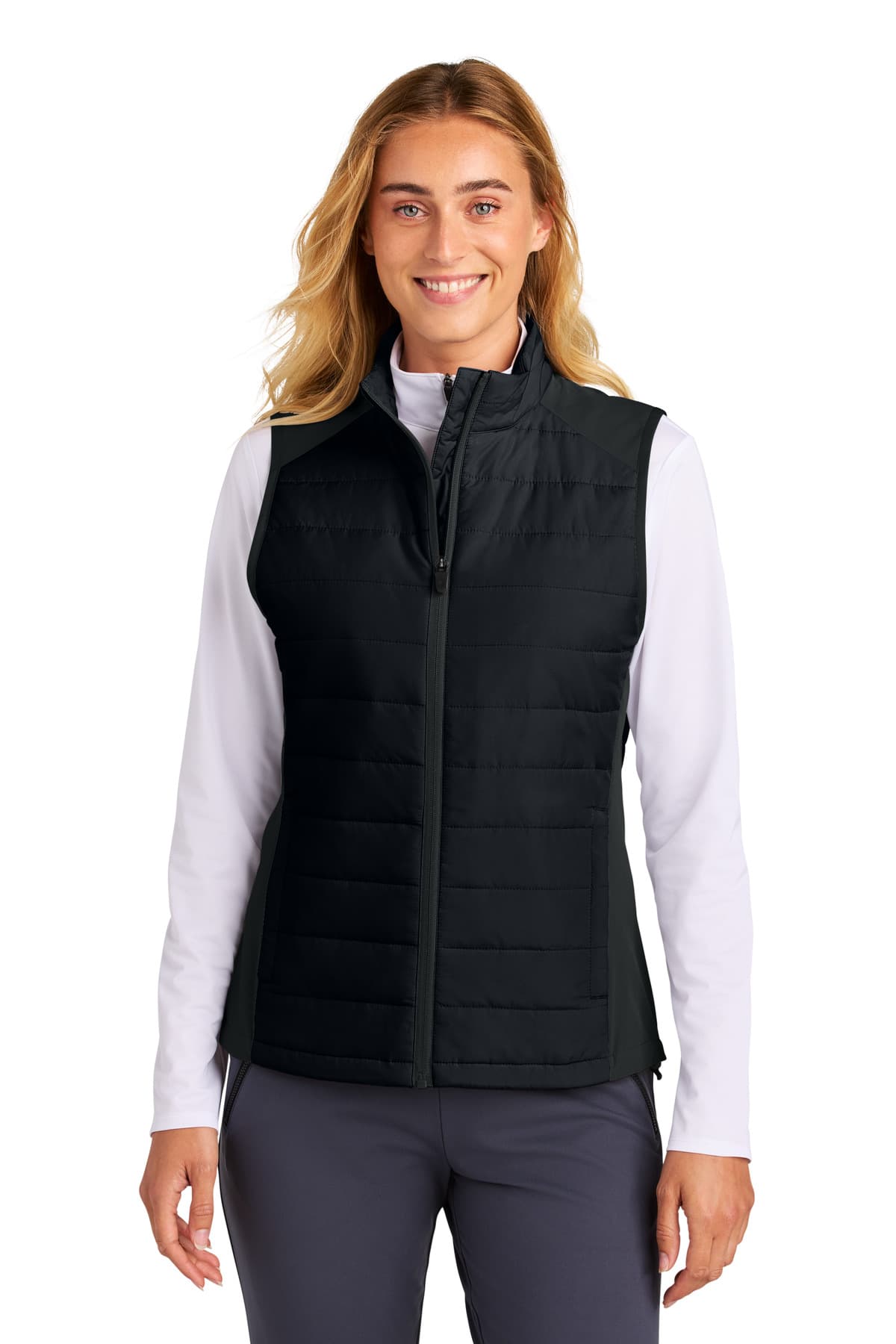 Sport-Tek ® Women's Teknical Hybrid Vest LST941 thumbnail 2