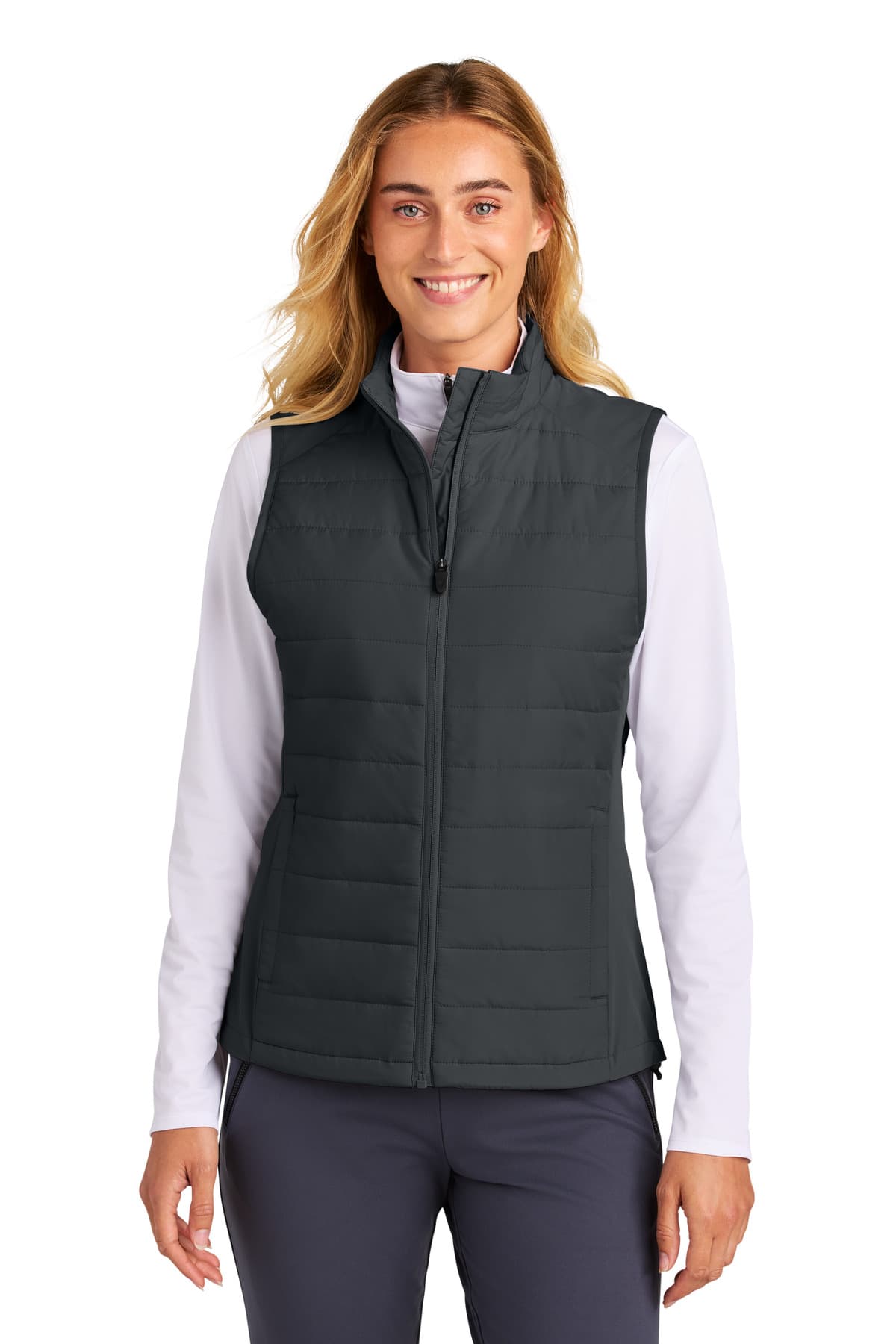 Sport-Tek ® Women's Teknical Hybrid Vest LST941 thumbnail 3
