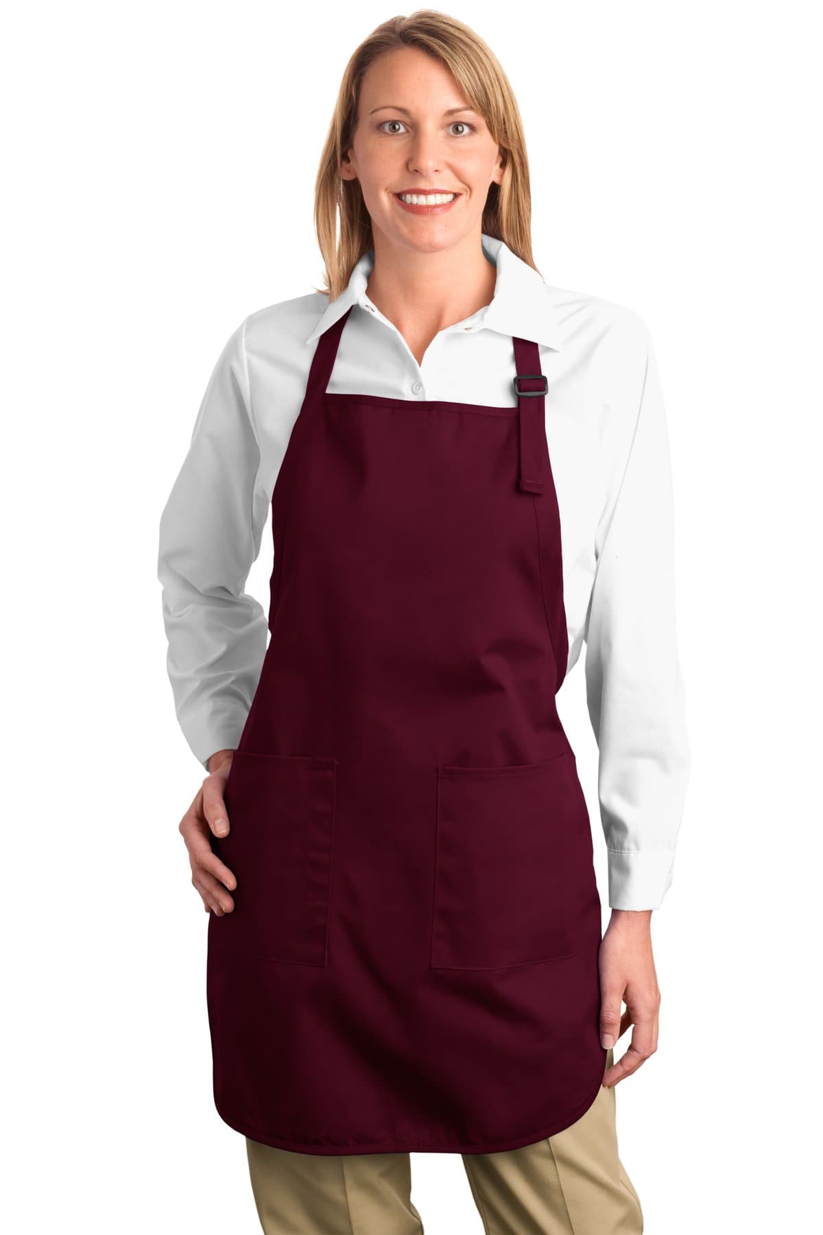 Port Authority ® Full-Length Apron with Pockets. A500 thumbnail 4