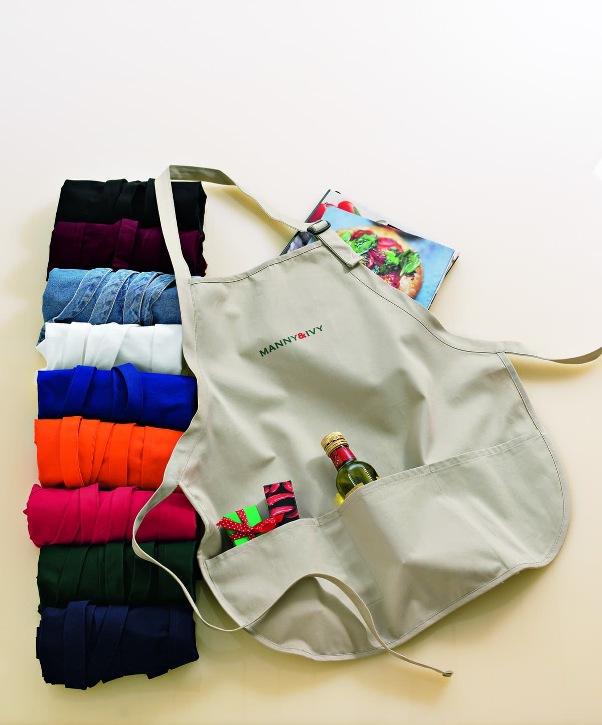 Port Authority ® Medium-Length Apron with Pouch Pockets. A510