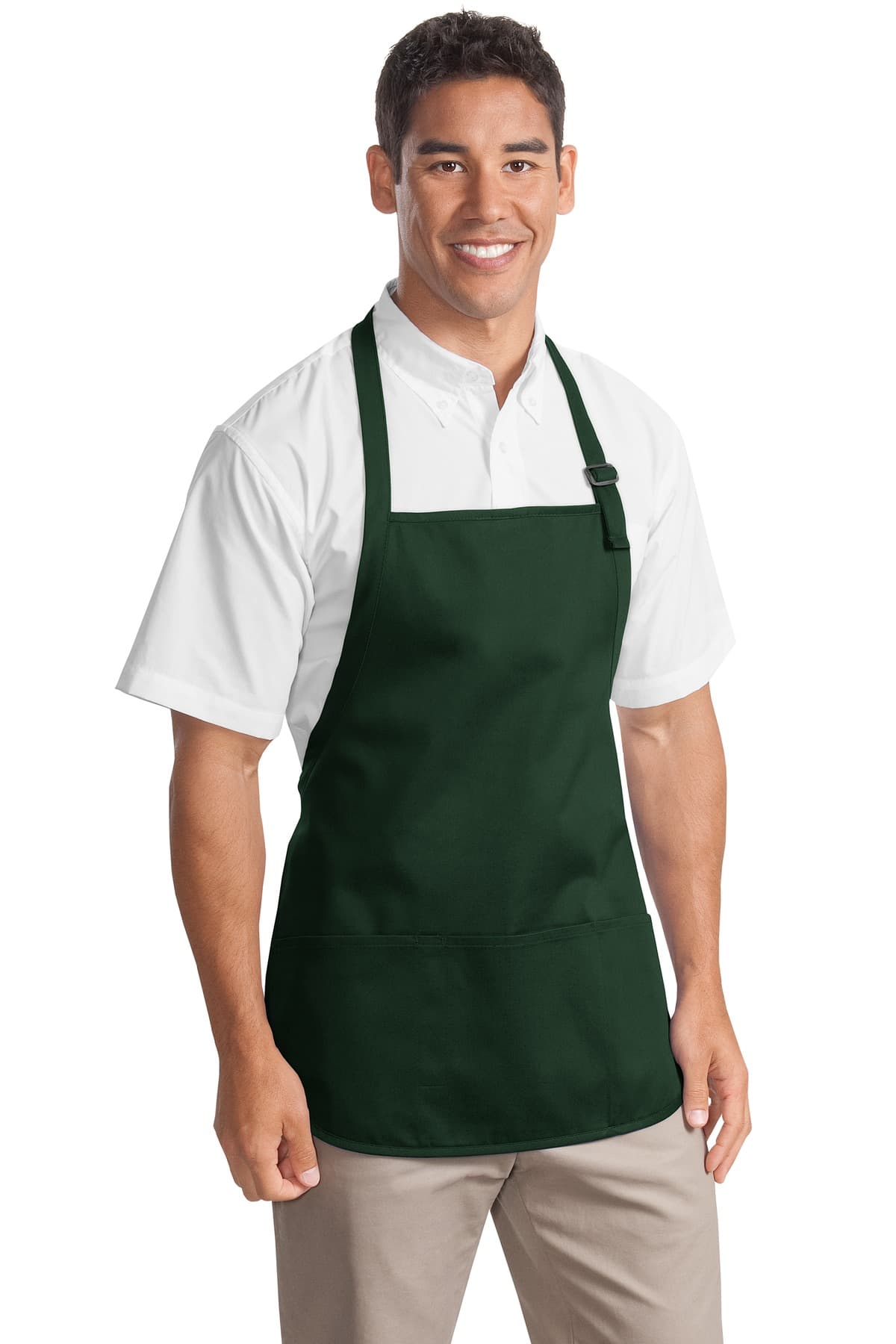 Port Authority ® Medium-Length Apron with Pouch Pockets. A510 thumbnail 3
