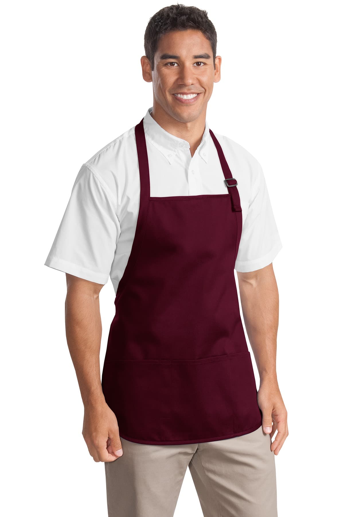 Port Authority ® Medium-Length Apron with Pouch Pockets. A510 thumbnail 4