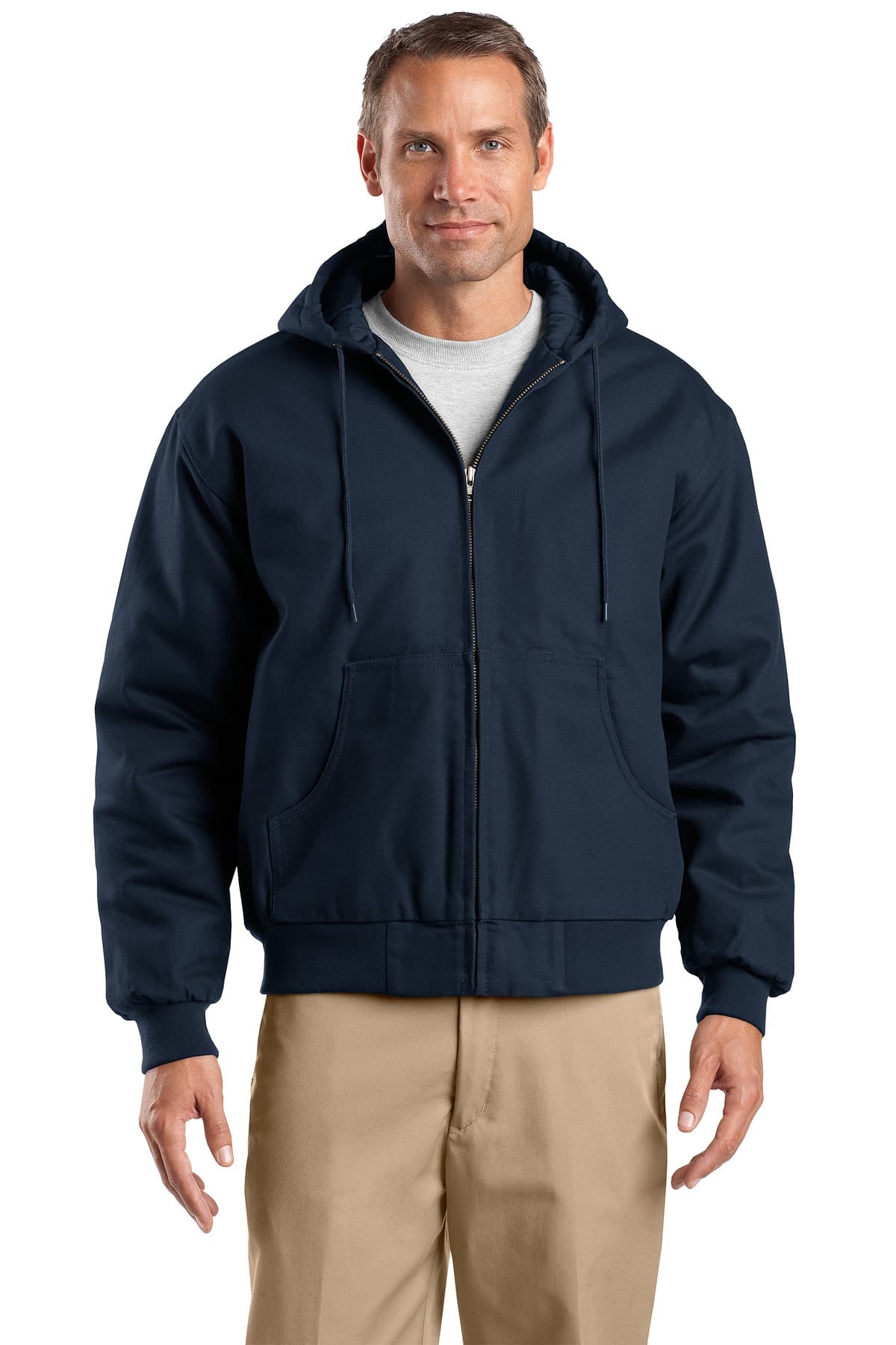 CornerStone ® Tall Duck Cloth Hooded Work Jacket. TLJ763H thumbnail 4