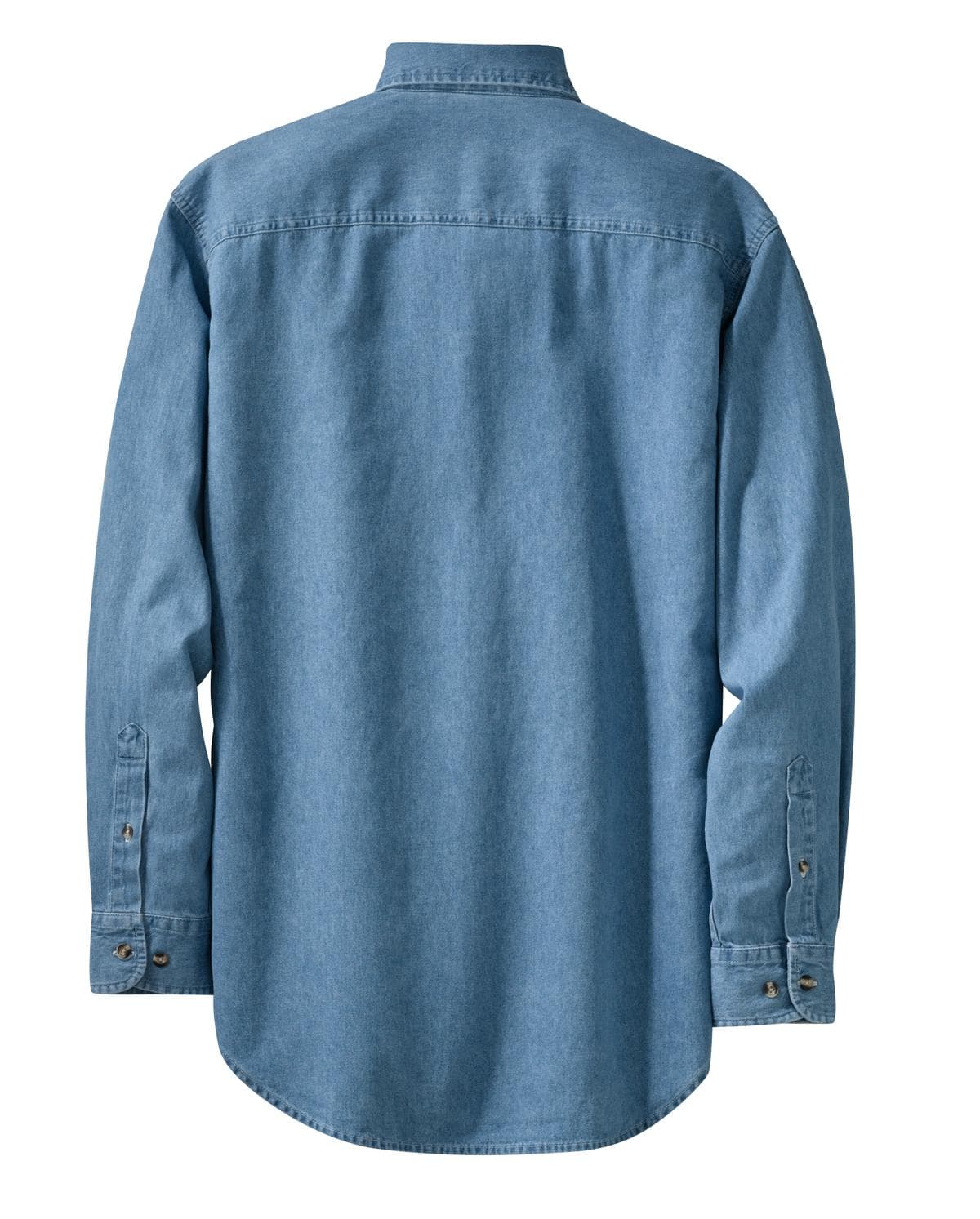 Port & Co ™ Long Sleeve Value Denim Shirt. SP10 thumbnail 6