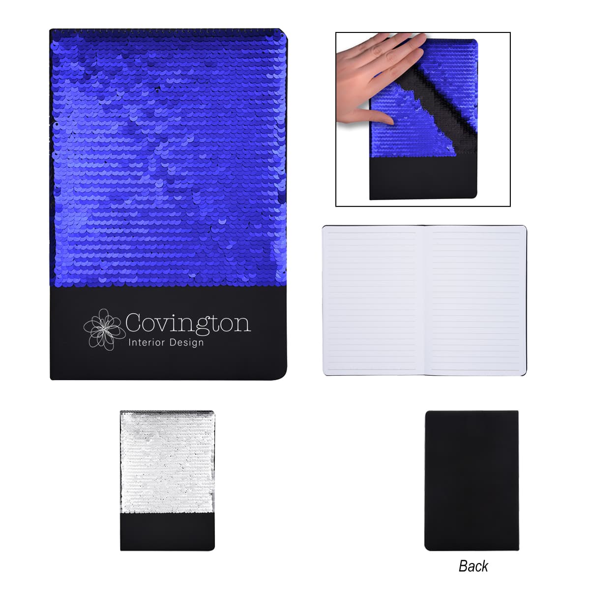 Flip Sequin Notebook