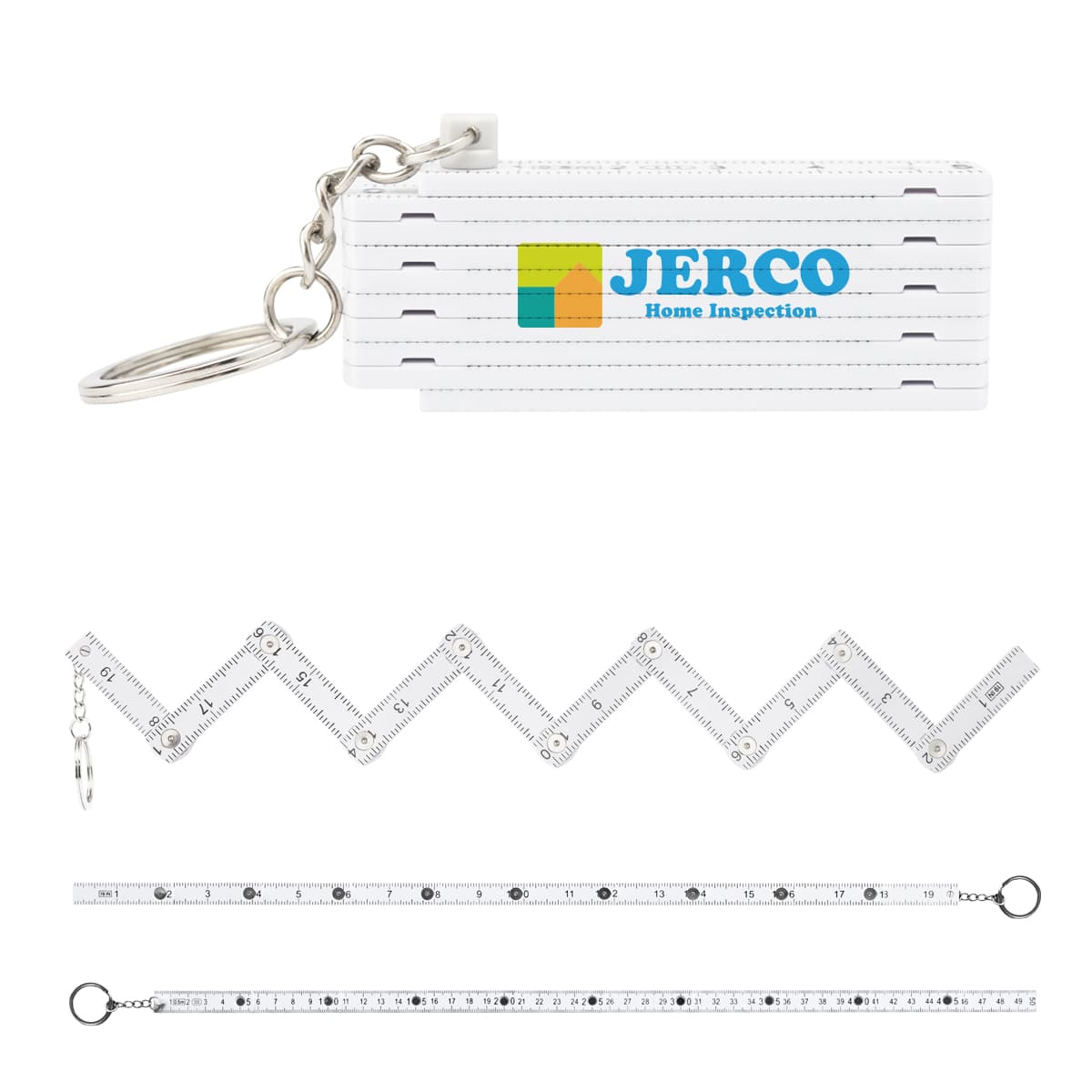 Folding Ruler Keychain